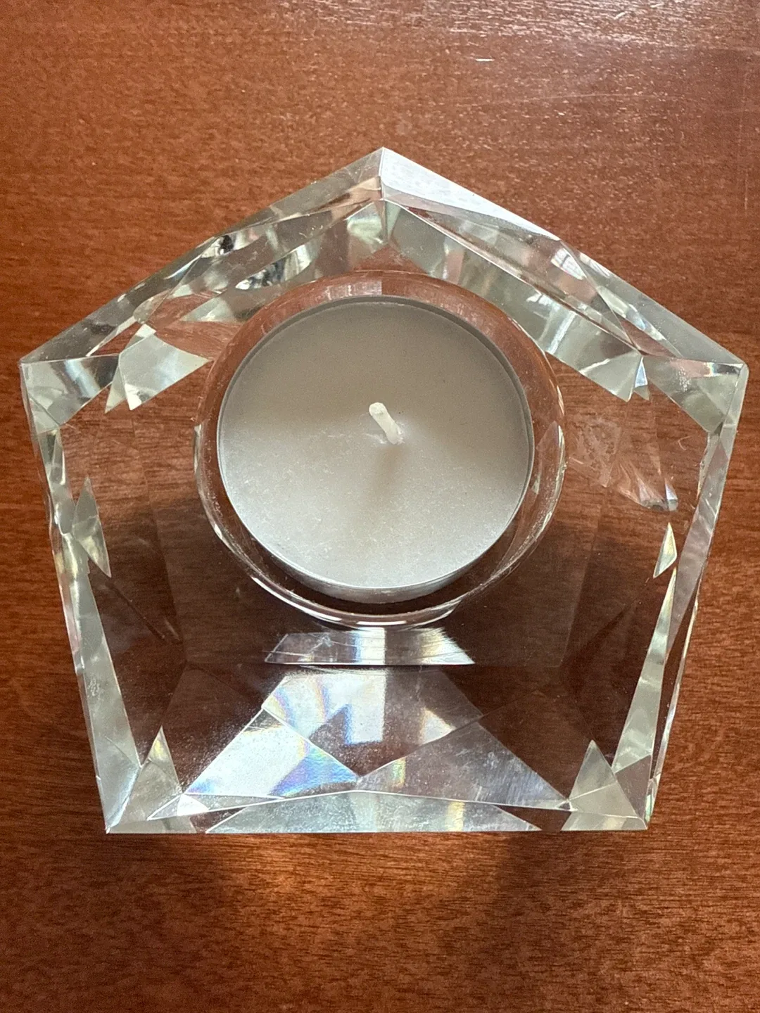 Crystal Tea Light Candle Holder