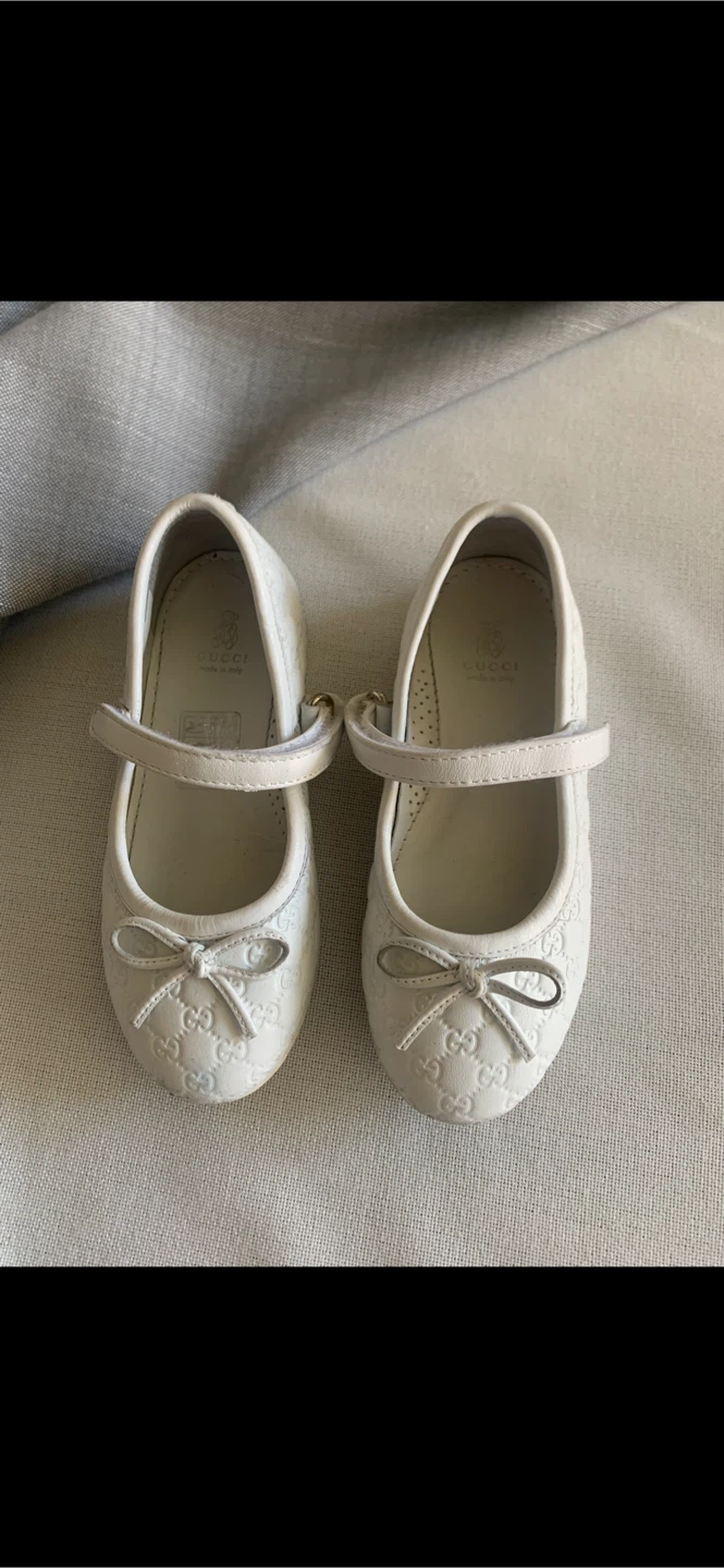 Gucci Kids White Ballet Flats - Size 26 (US 9) - photo 2