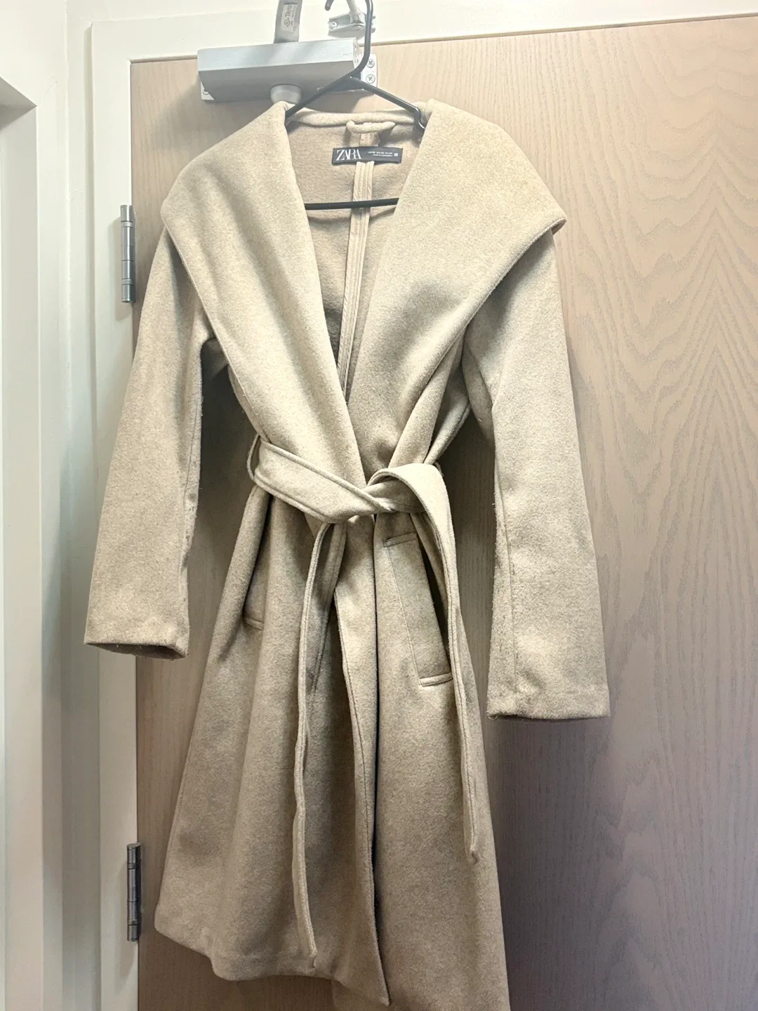 ZARA Soft Wrap Coat – XS