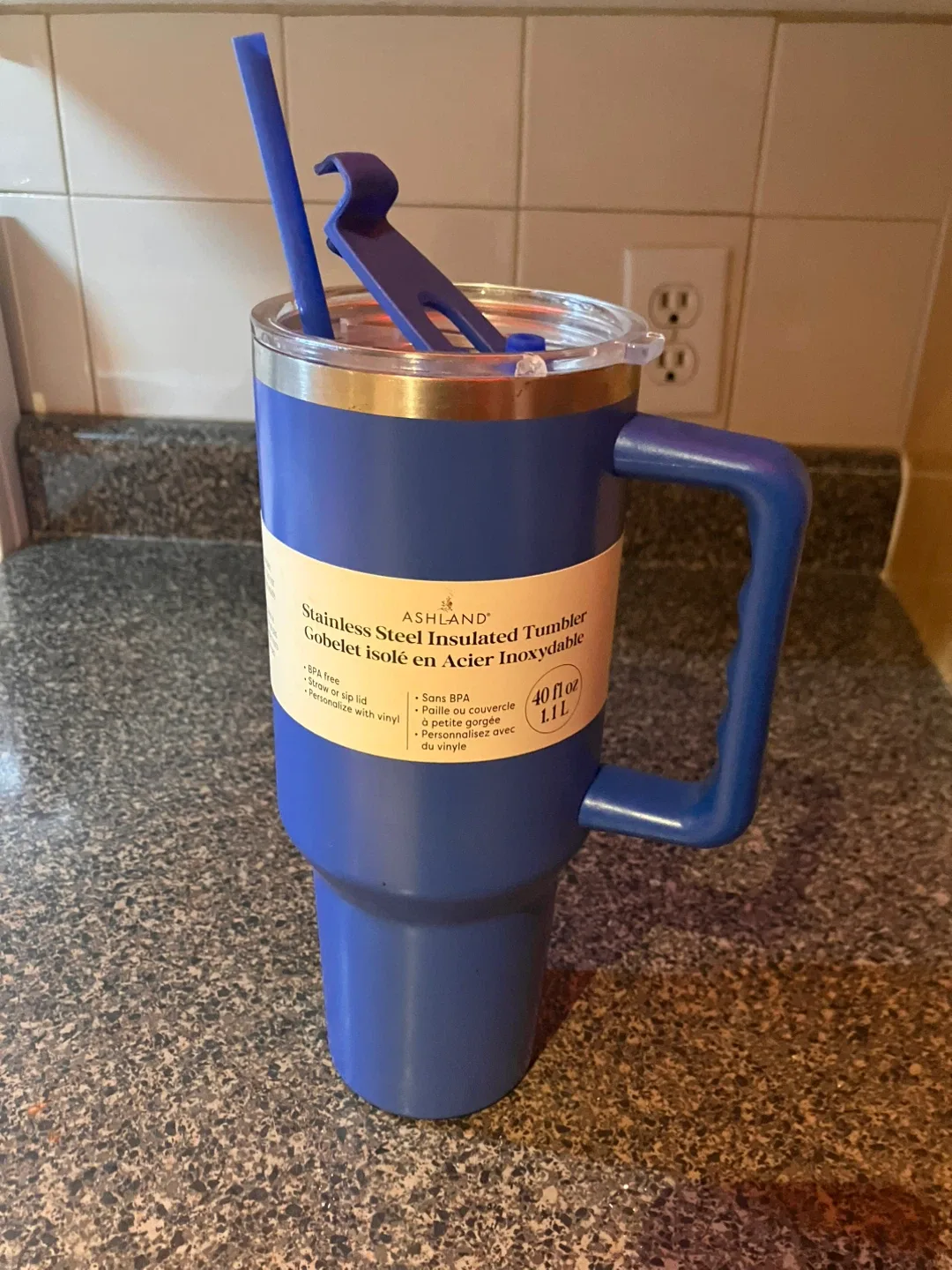 Free Ashland Stainless Steel Insulated Tumbler - 40 fl oz