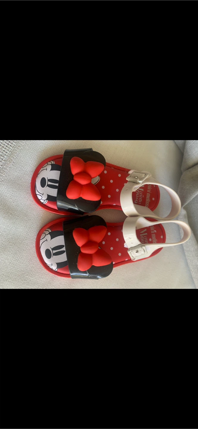 Mini Melissa Minnie Mouse Sandals - Size 9
