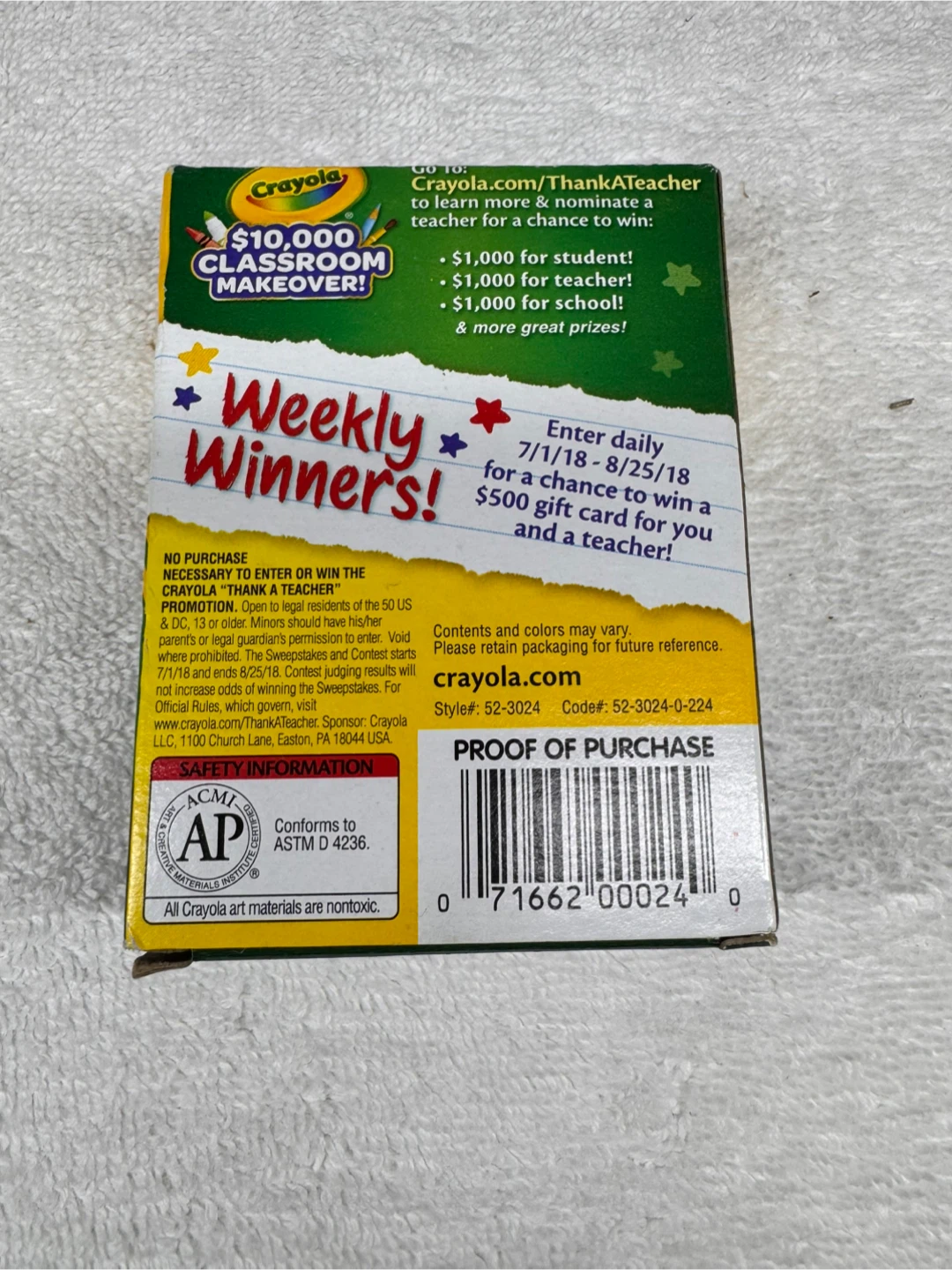 Crayola Thank a Teacher Crayons - 24 Count - photo 2