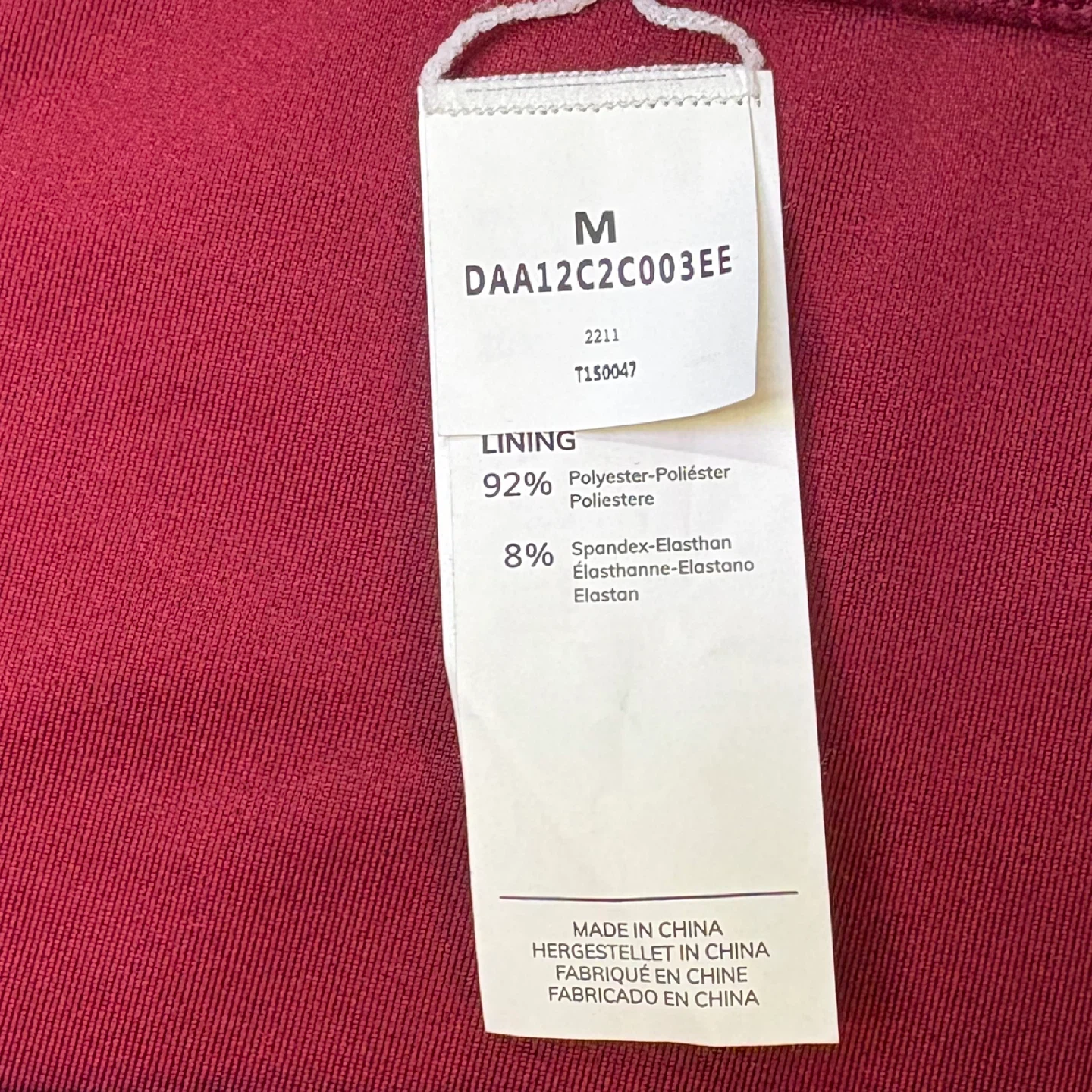 Cupshe Wine Red High Waisted Bikini Swimsuit Bottoms Size M - photo 4