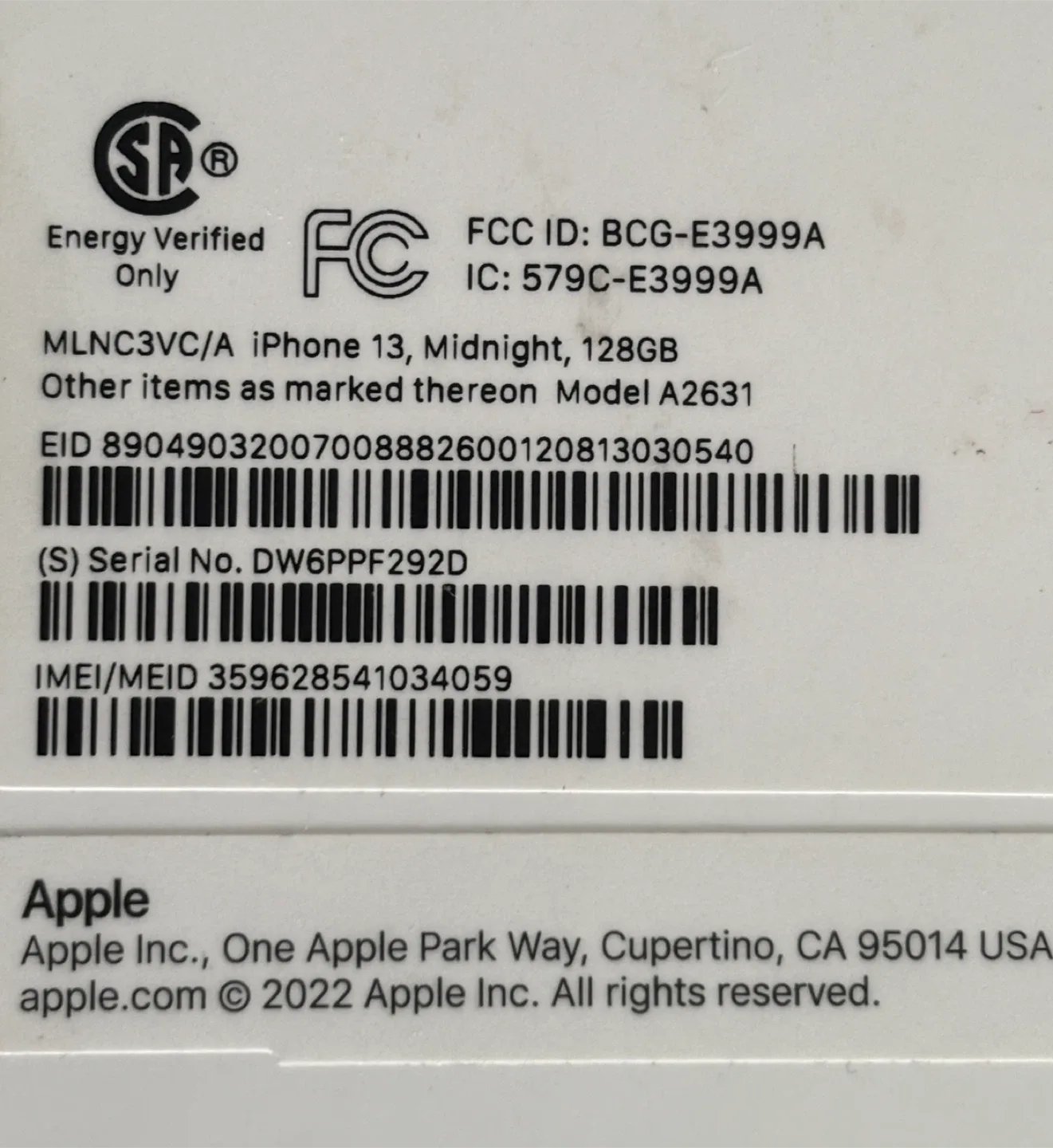 LNIB iPhone 13 Midnight 128GB 98% Battery + bonus image indicator(7)