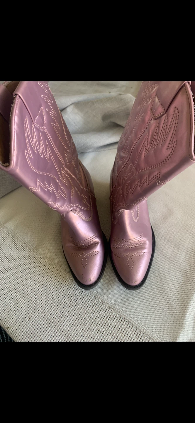 Nordstrom Pink Cowboy Boots - Size 10