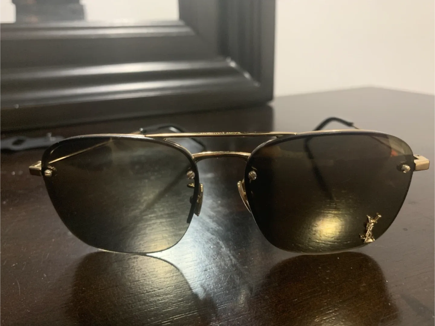 Saint Laurent Sunglasses - Gold image indicator(5)