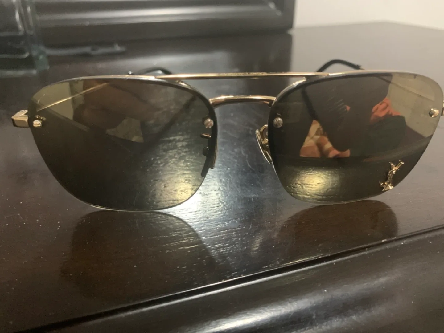 Saint Laurent Sunglasses - Gold image indicator(6)