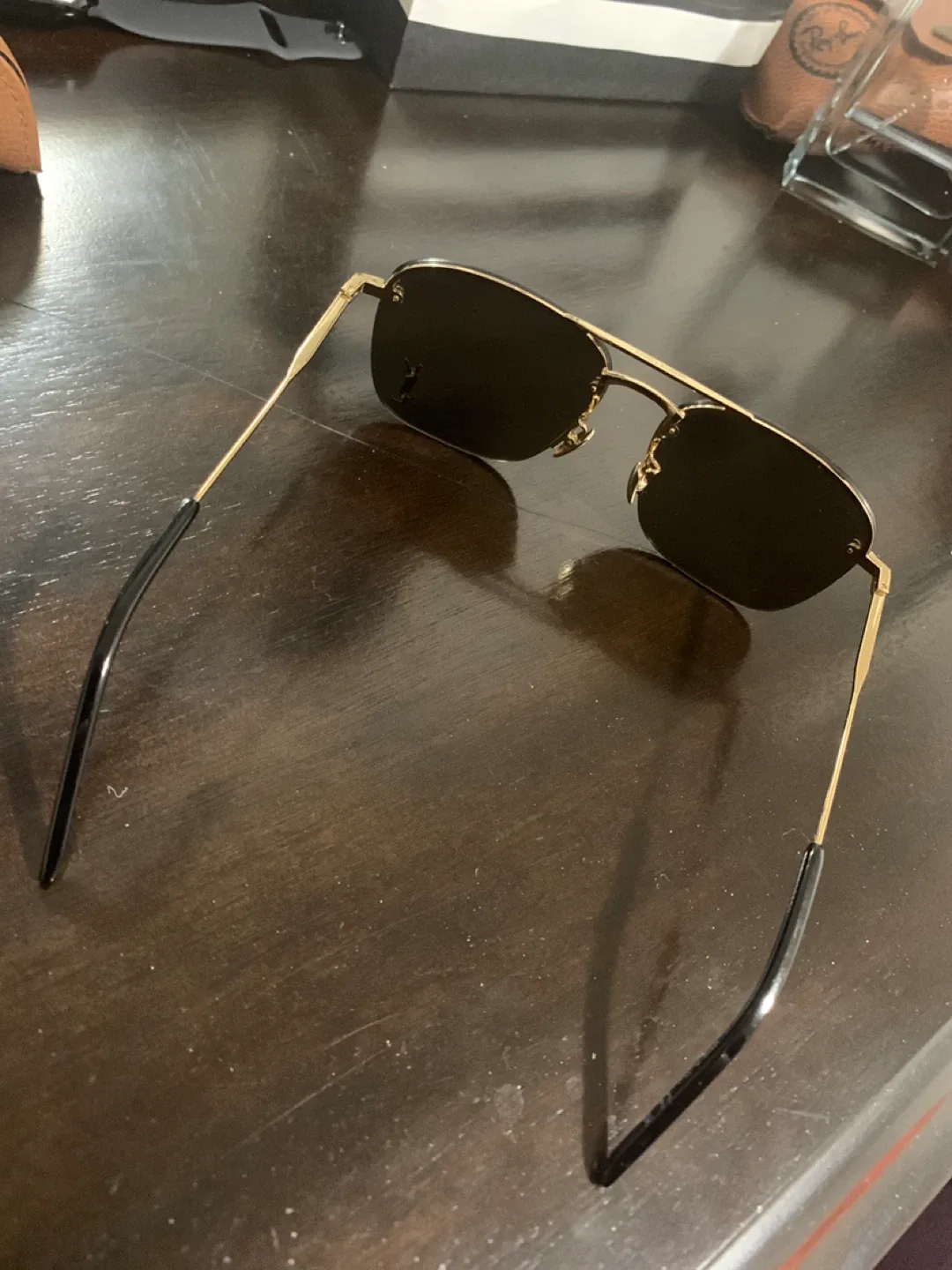 Saint Laurent Sunglasses - Gold image indicator(9)