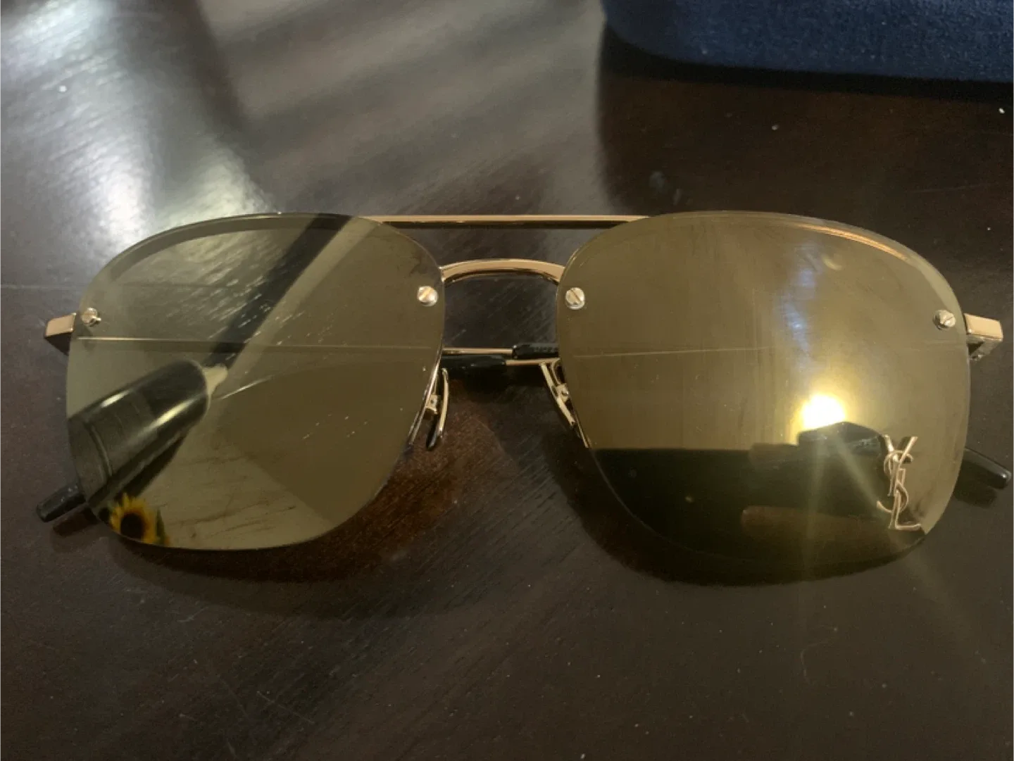 Saint Laurent Sunglasses - Gold image indicator(10)