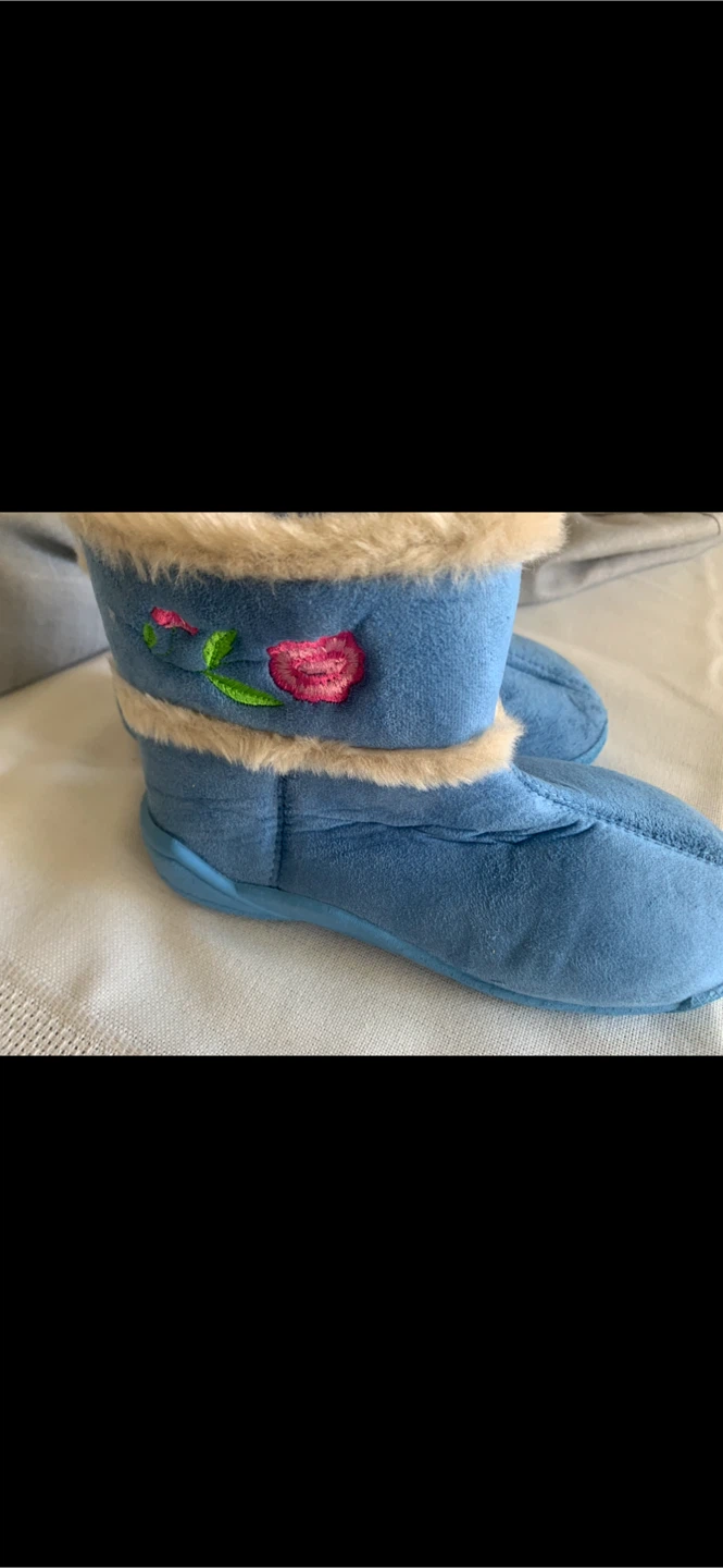 Blue Bootie Slippers - Size 7 - photo 4