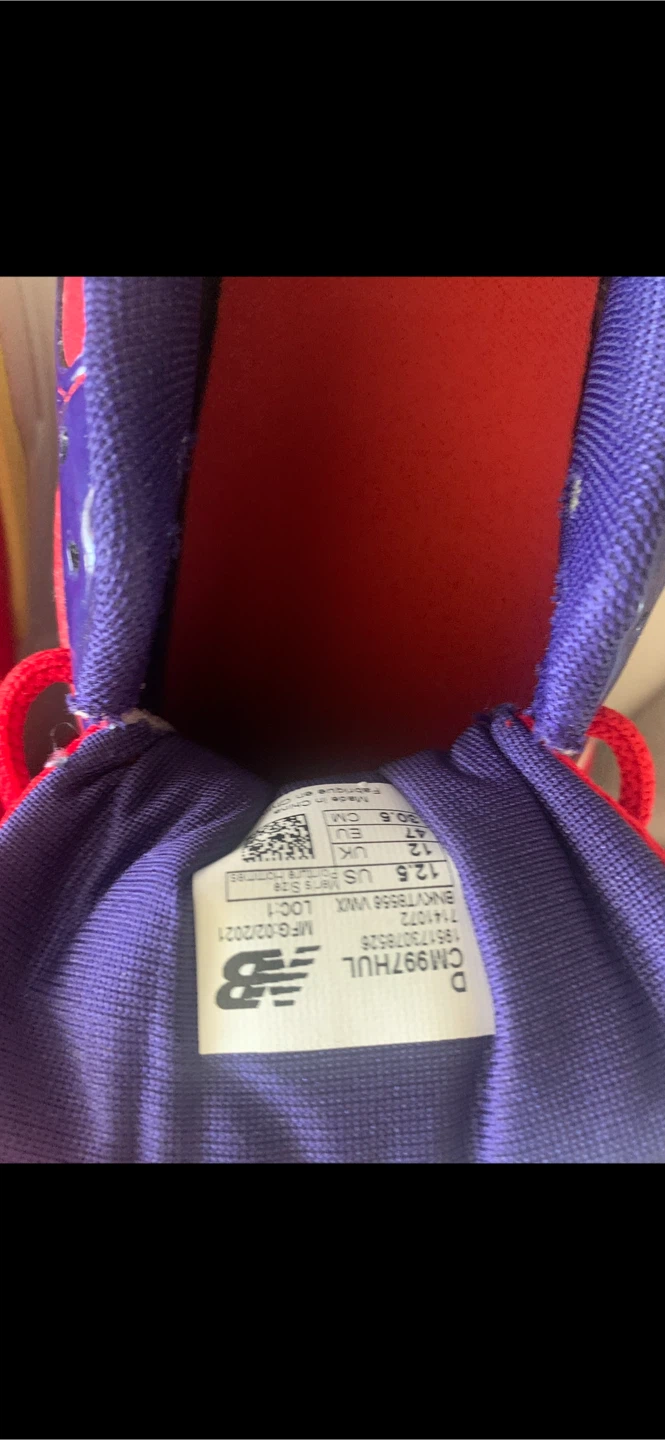 New Balance 997H Red Sneakers - Size 12.5 - photo 5