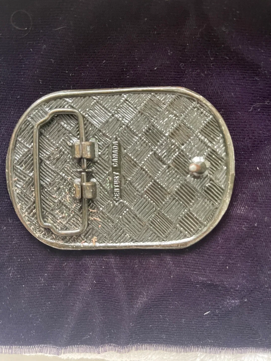 Vintage Gulf Horse Carriage Belt Buckle image indicator(2)