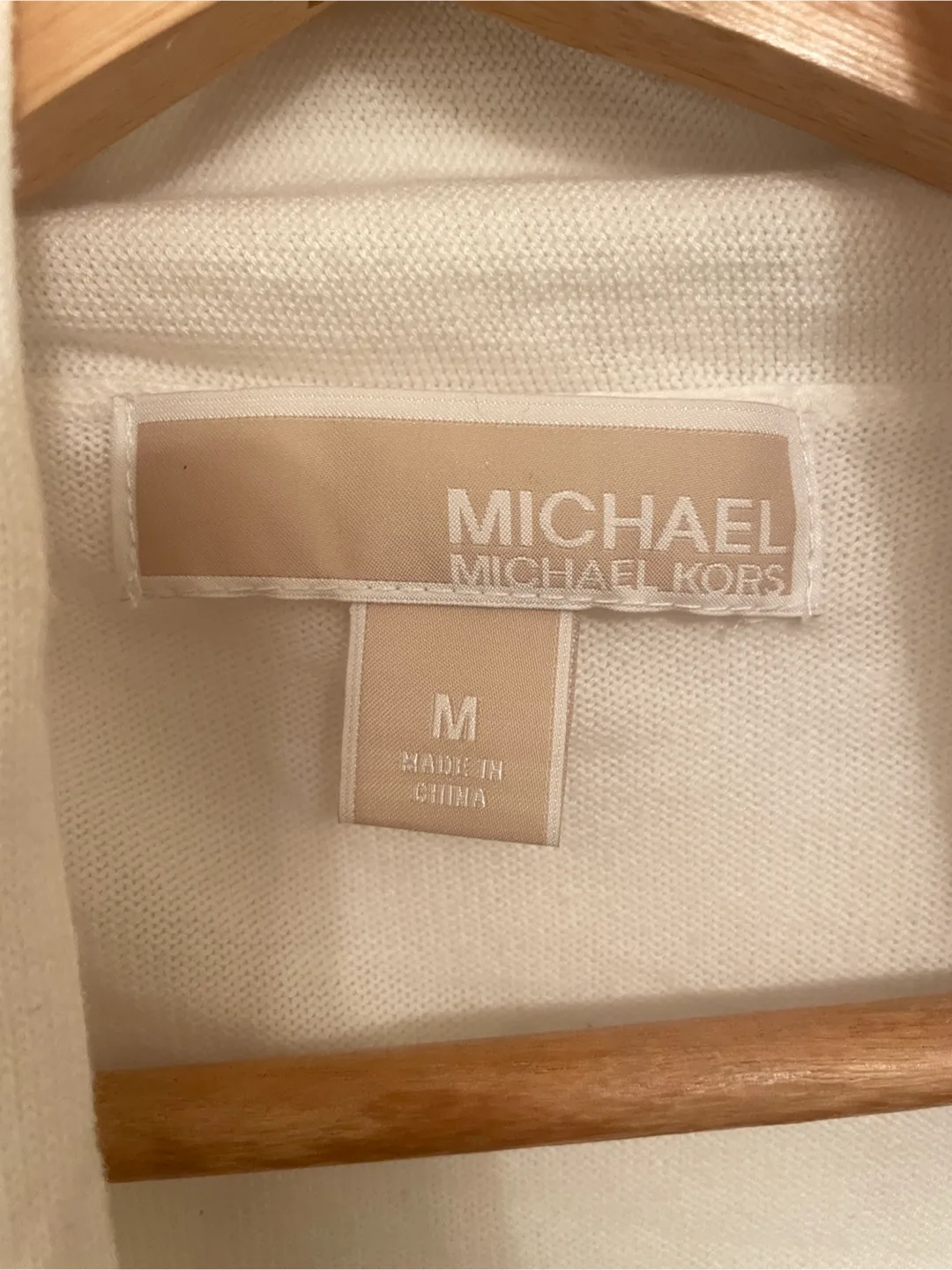 Michael Kors White Cardigan - Size M image indicator(2)