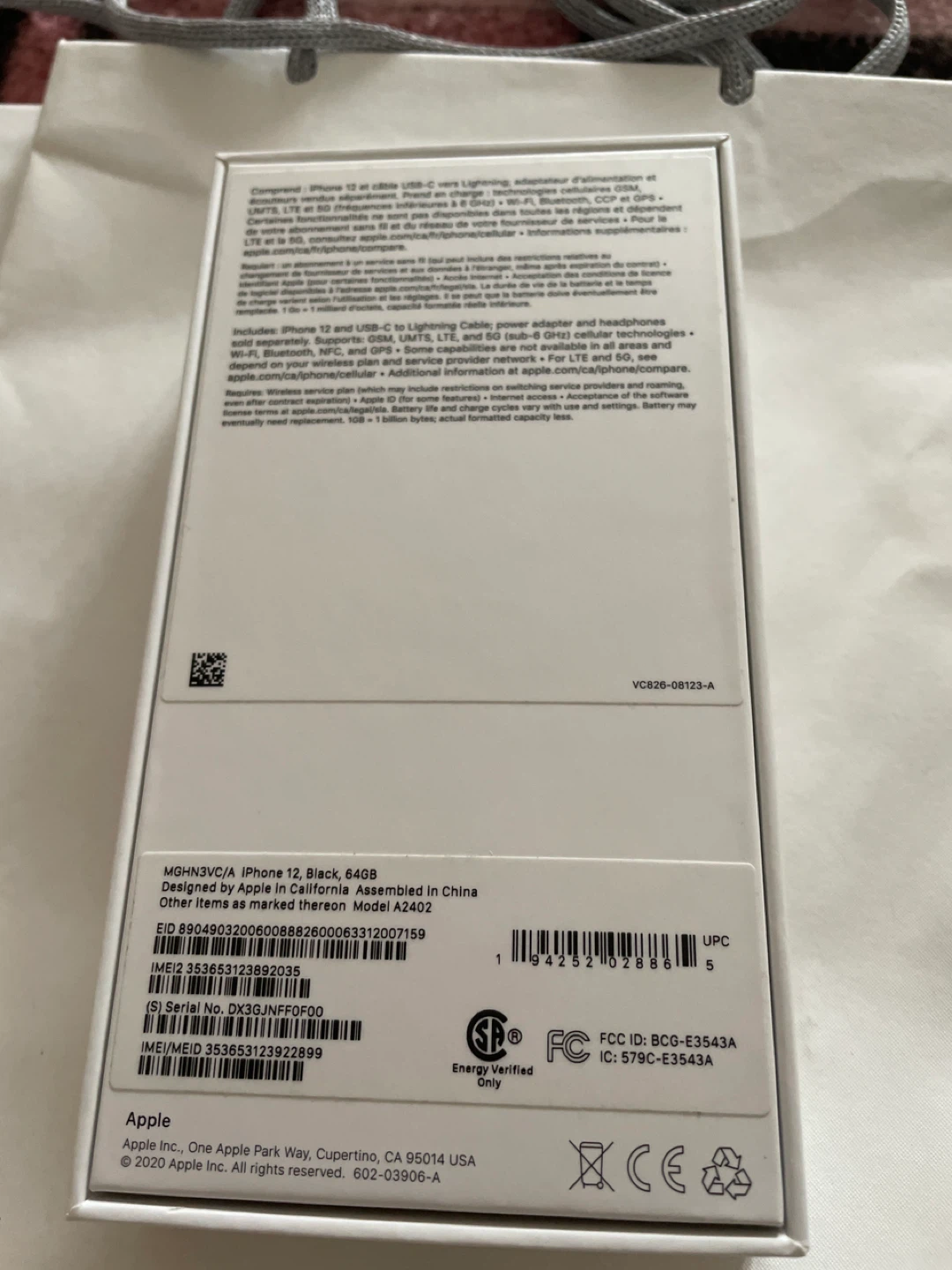Apple empty box and bags like new - photo 4