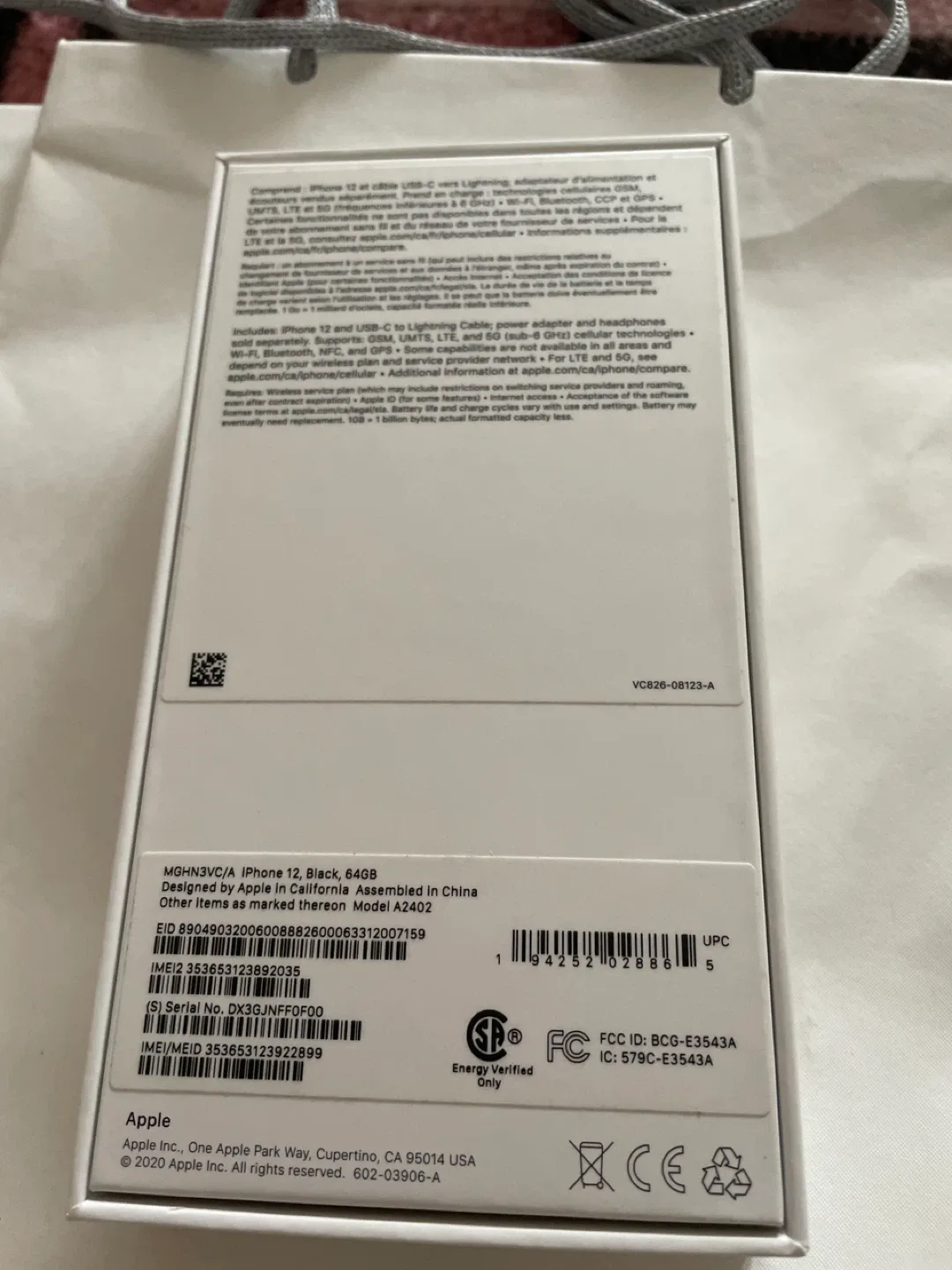Apple empty box and bags like new image indicator(4)
