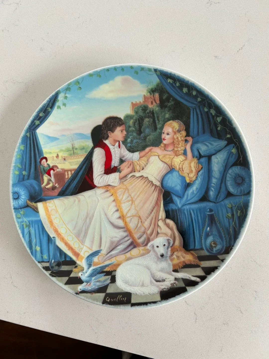 Limoges-Turgot 'Belle au bois dormant' Plate