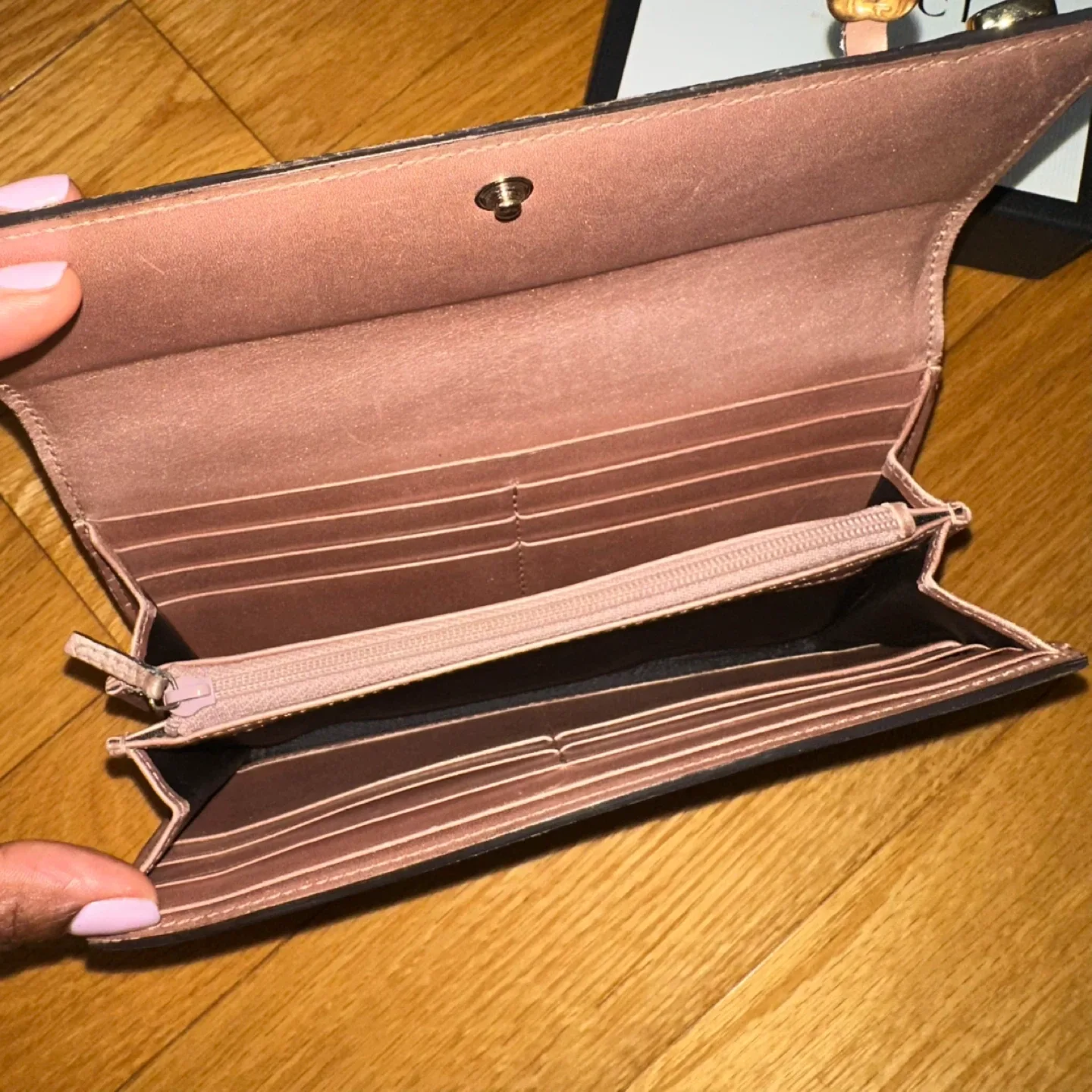 Micro GG Guccissima wallet image indicator(7)