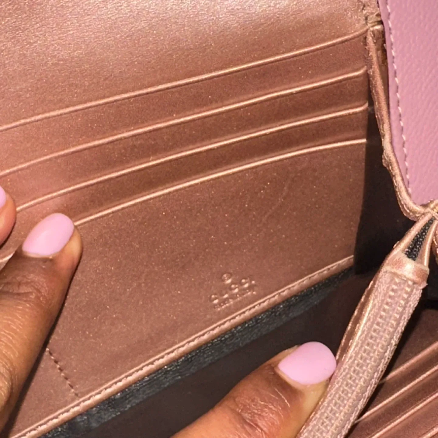 Micro GG Guccissima wallet image indicator(9)