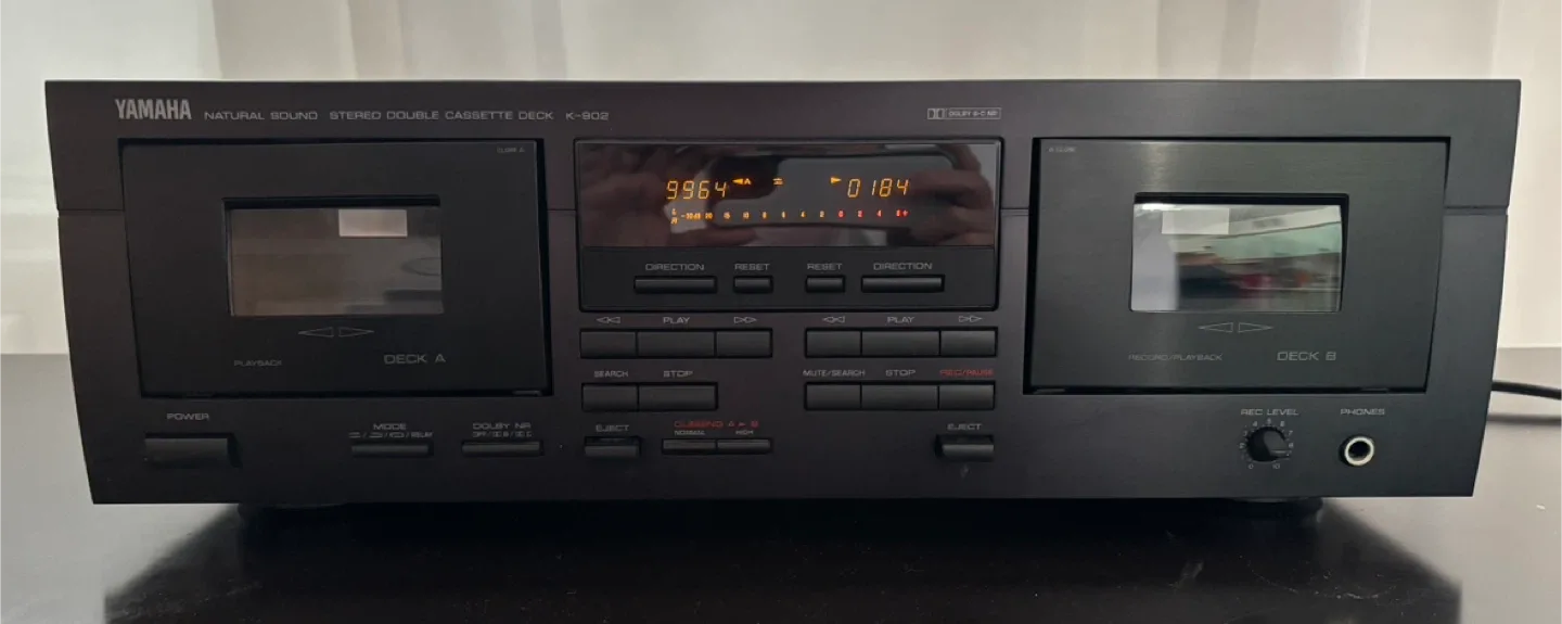 Yamaha Natural Sound Stereo Double Cassette Deck K-902 image indicator(3)