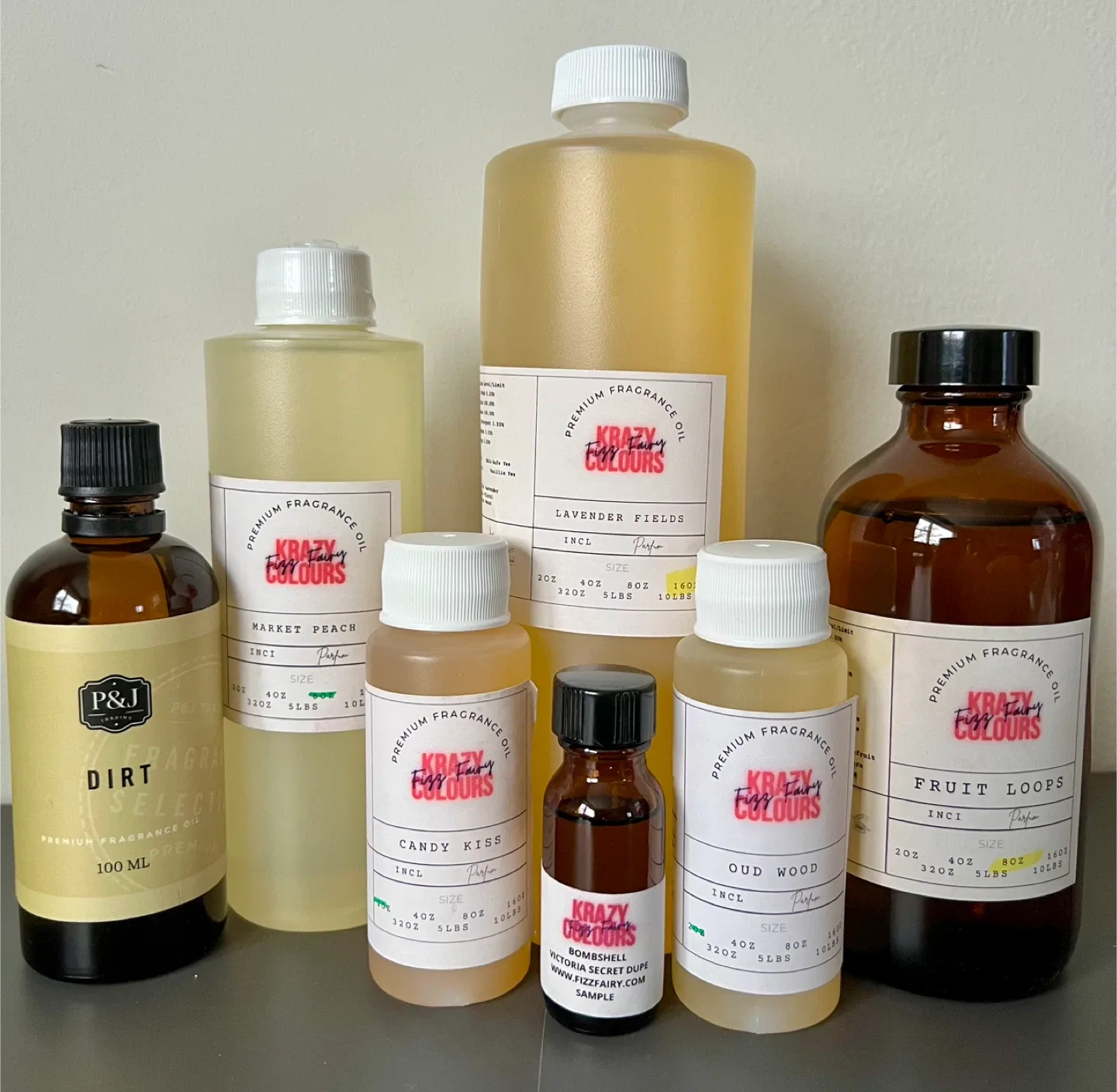 Premium Fragrance Oils for bath bombs, soap, candles