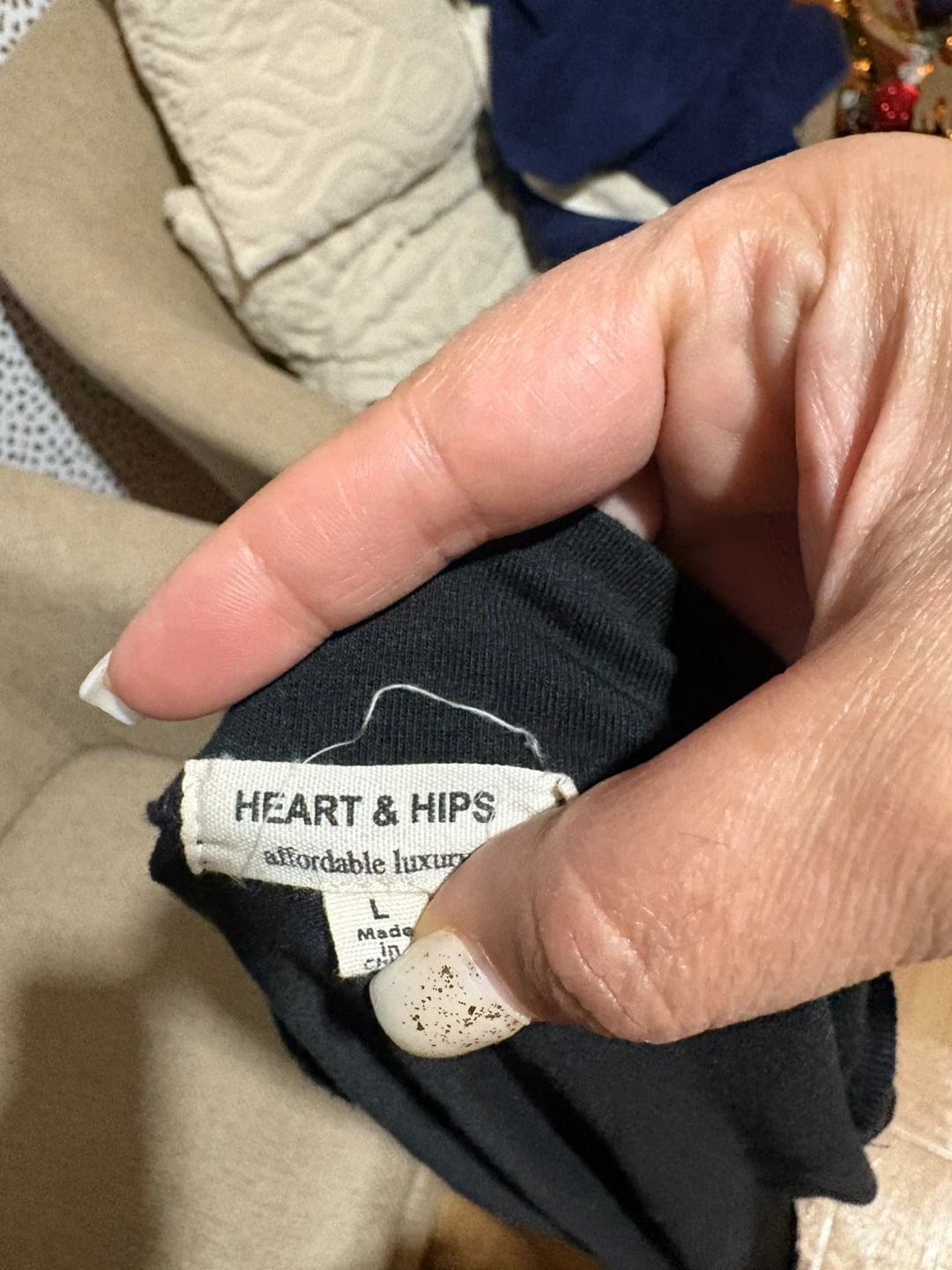 Heart & Hips Black Dress - Size L - photo 4