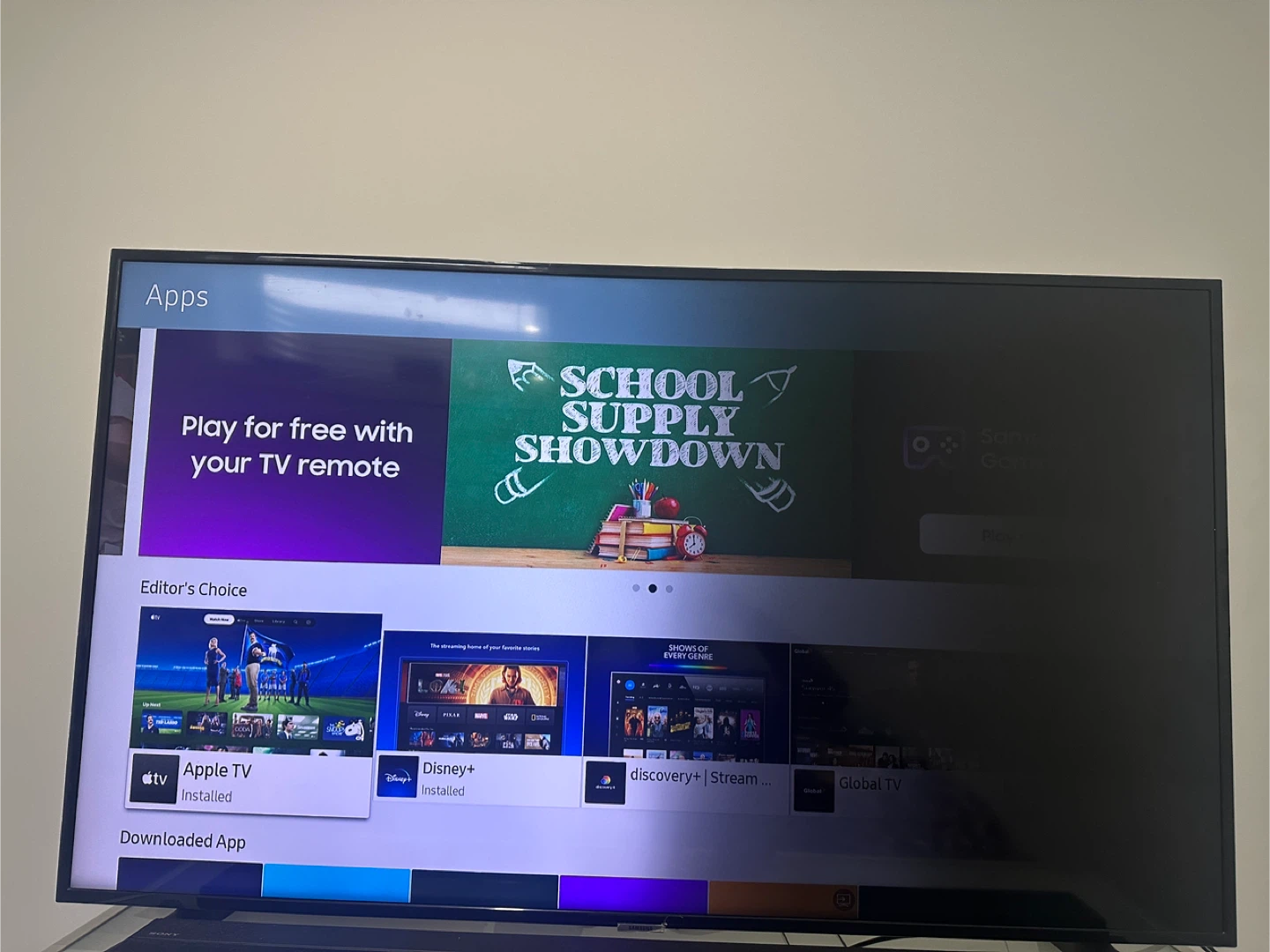 Samsung 55” Smart TV – Backlight Issue – Works