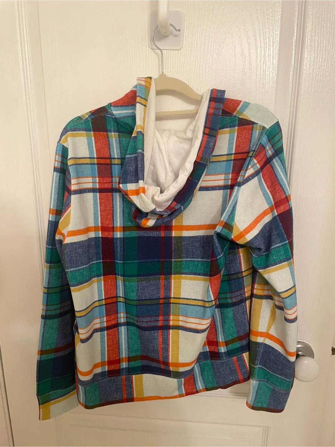 New Ralph Lauren Plaid Hoodie - Size L (14-16) image indicator(6)