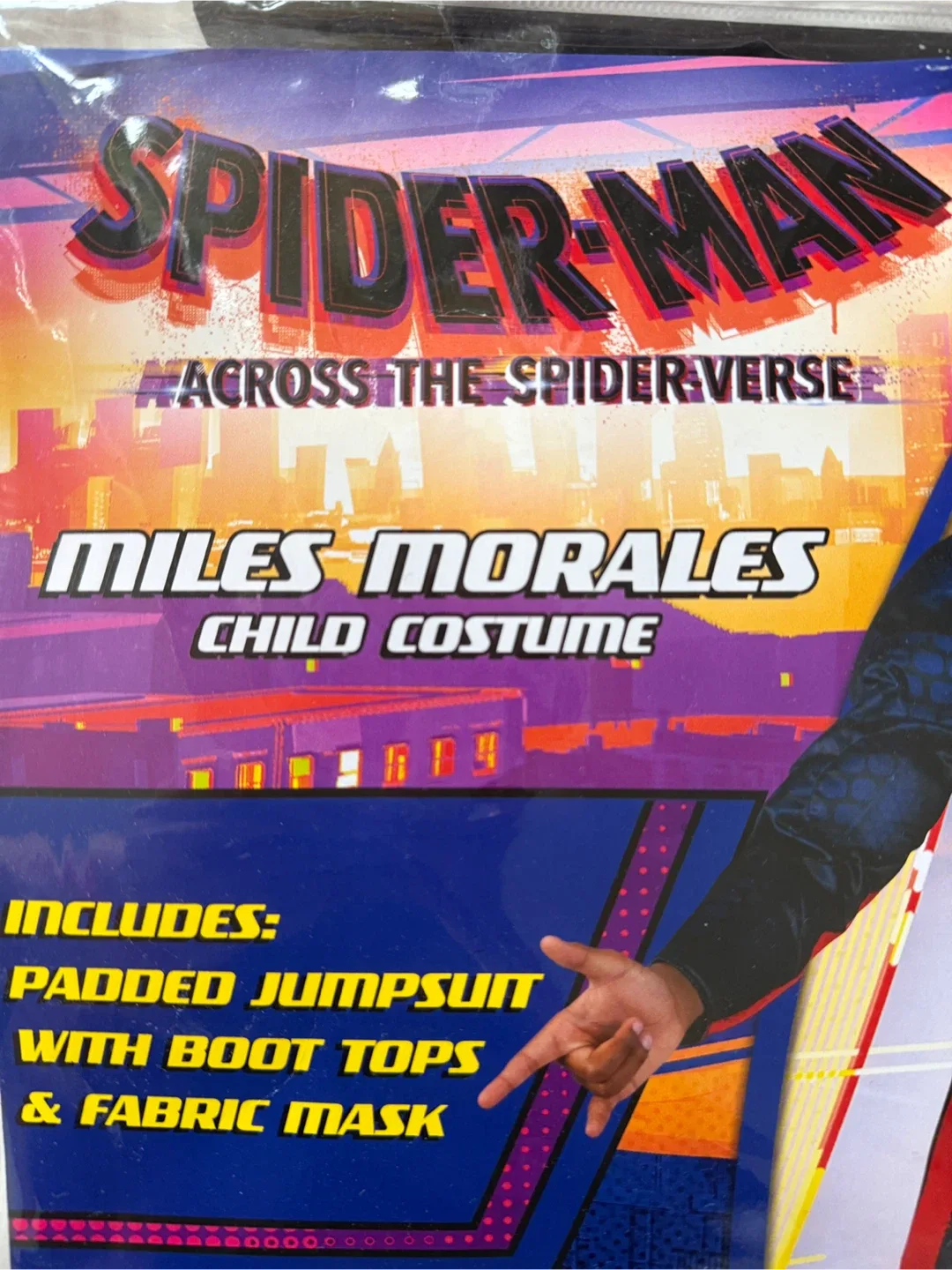 Miles Morales Spider-Man Costume - Child Size L (12-14) image indicator(2)