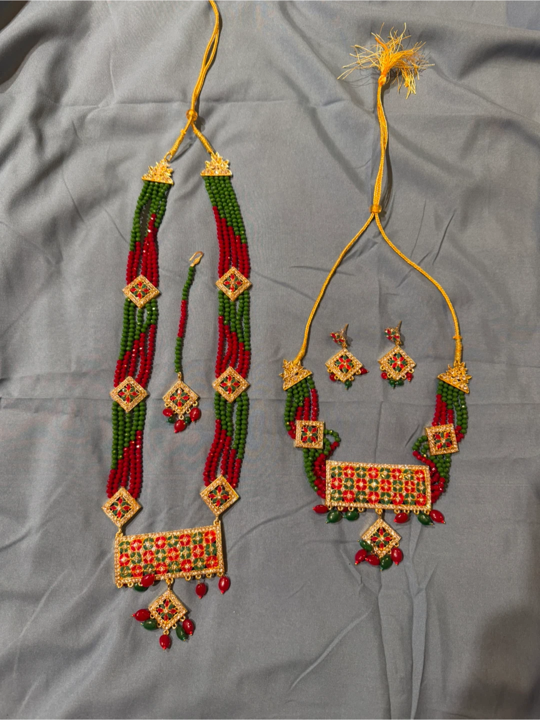 Indian Necklace & Earring Jewelry Set