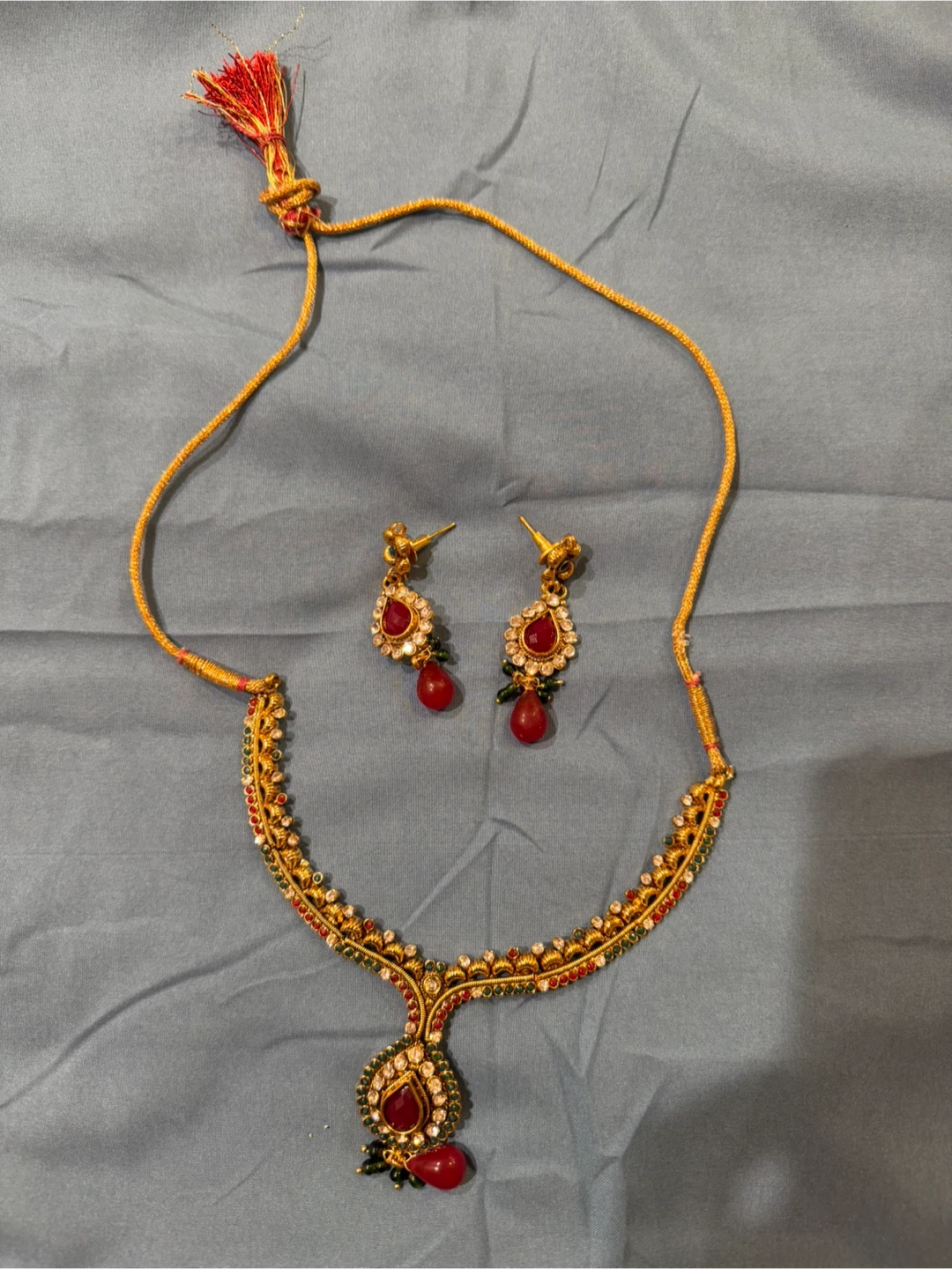 Indian Necklace and Earrings Set