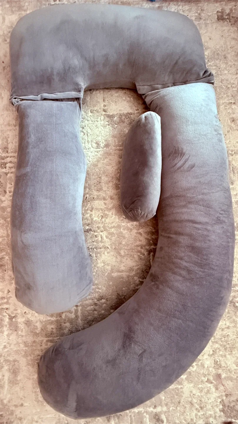 Grey Full Body Pregnancy Pillow
