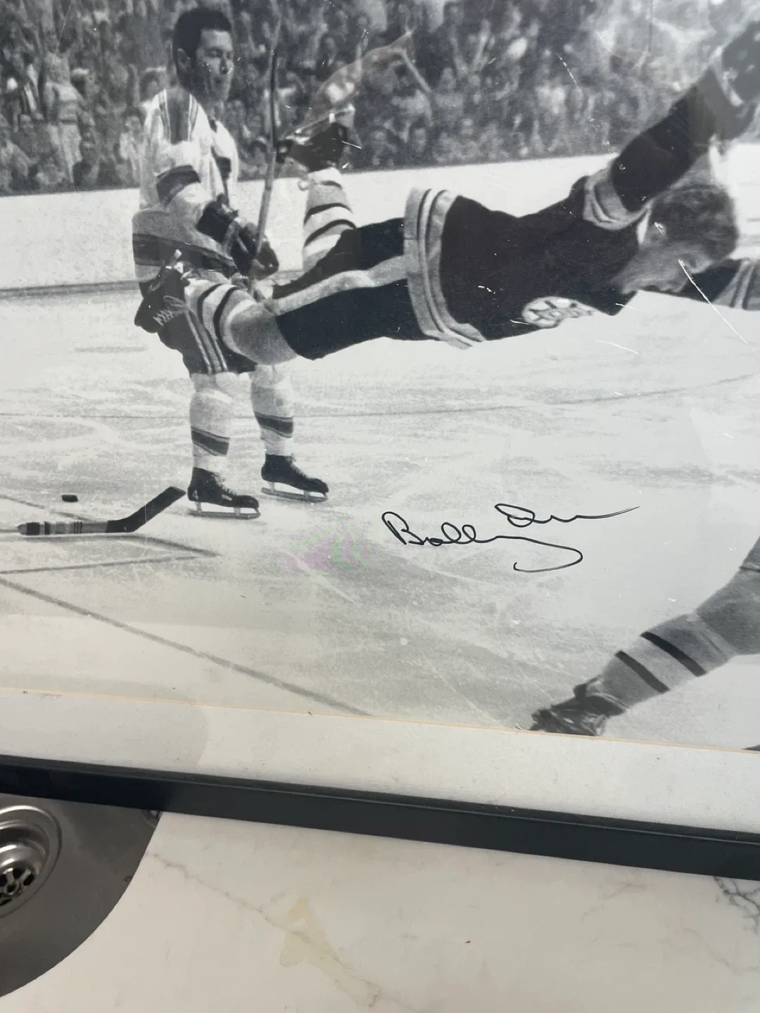 Bobby Orr Autographed Framed Photo image indicator(3)