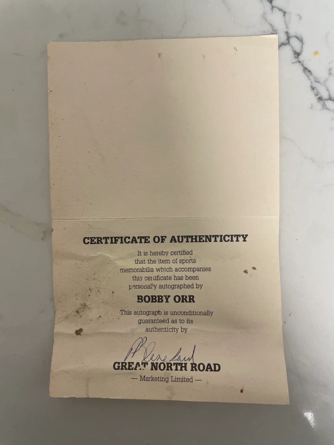 Bobby Orr Autographed Framed Photo image indicator(8)