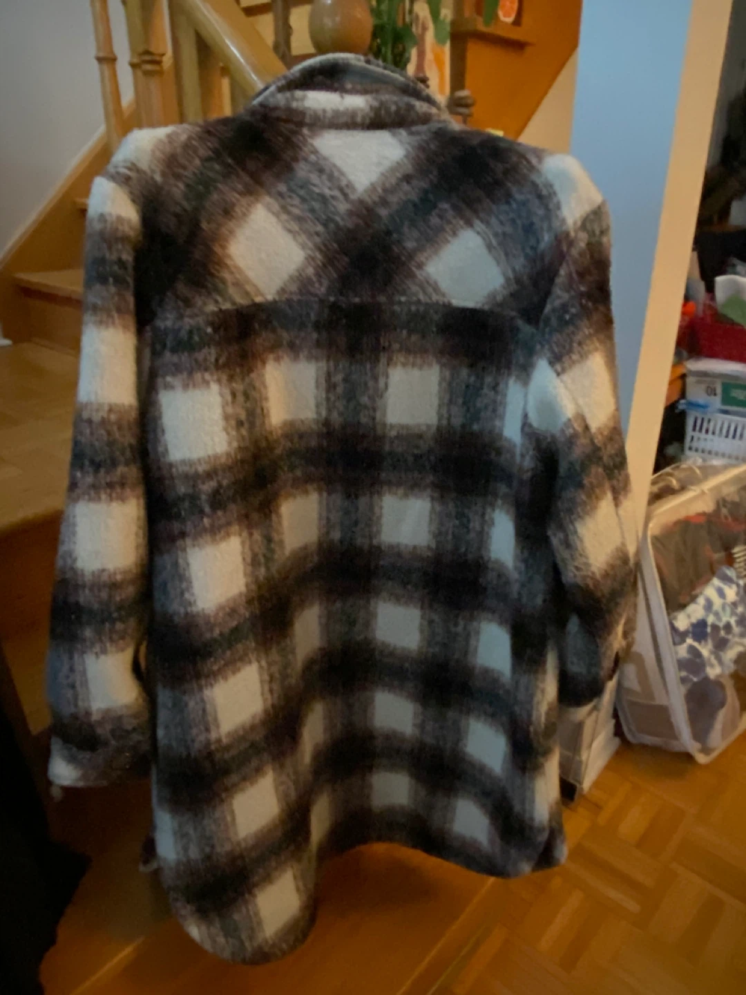 Two by Vince Camuto Plaid Jacket - Size Large - photo 5