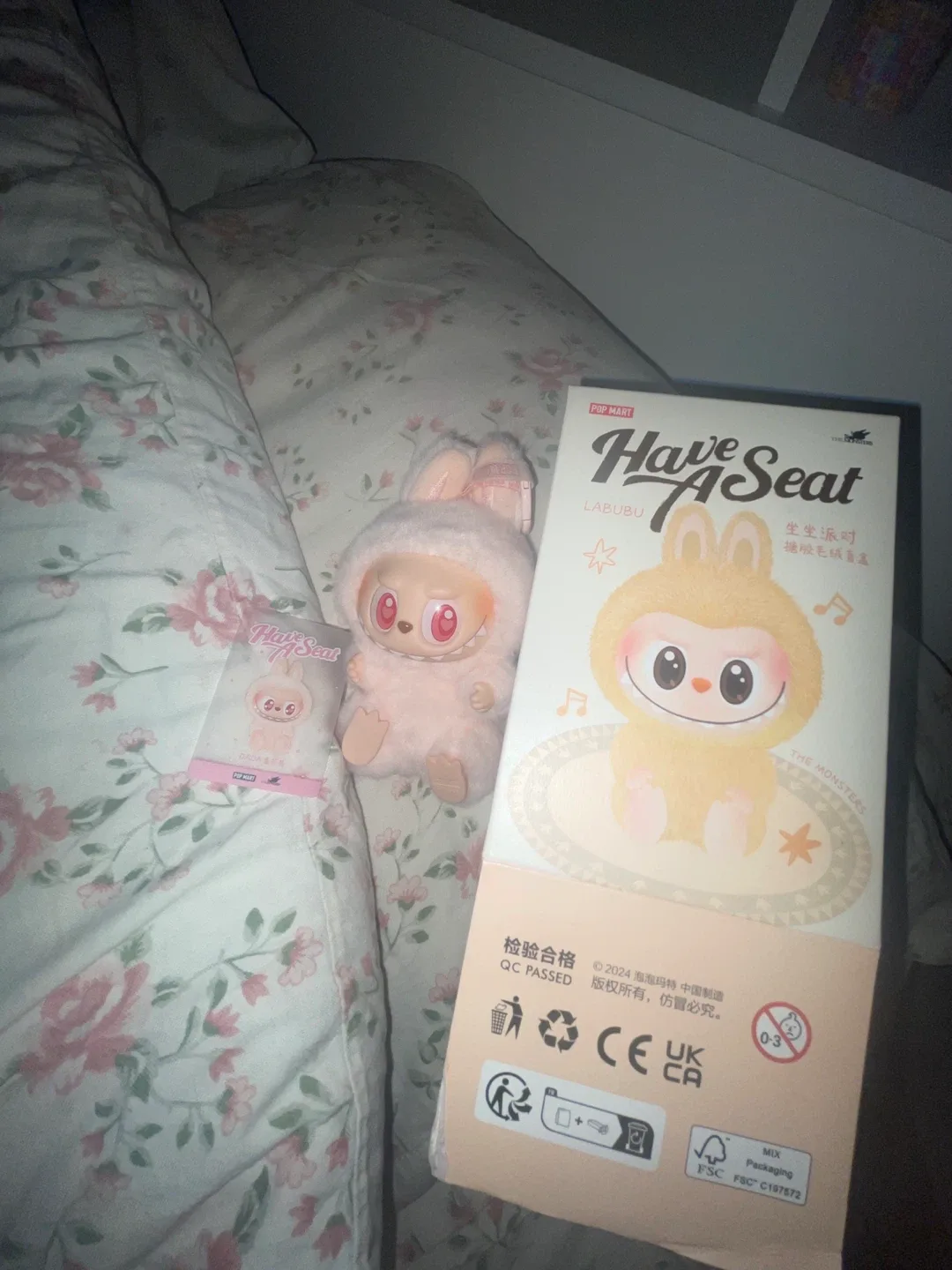 Authentic Pop Mart Have A Seat Labubu Plush