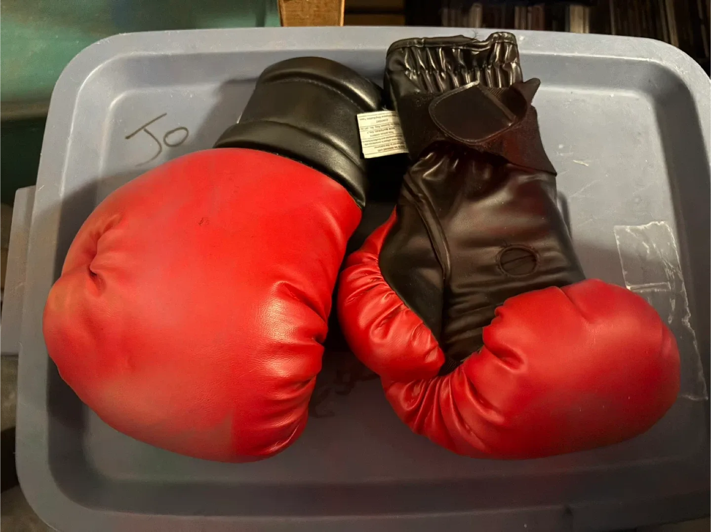 Red & Black Boxing Gloves