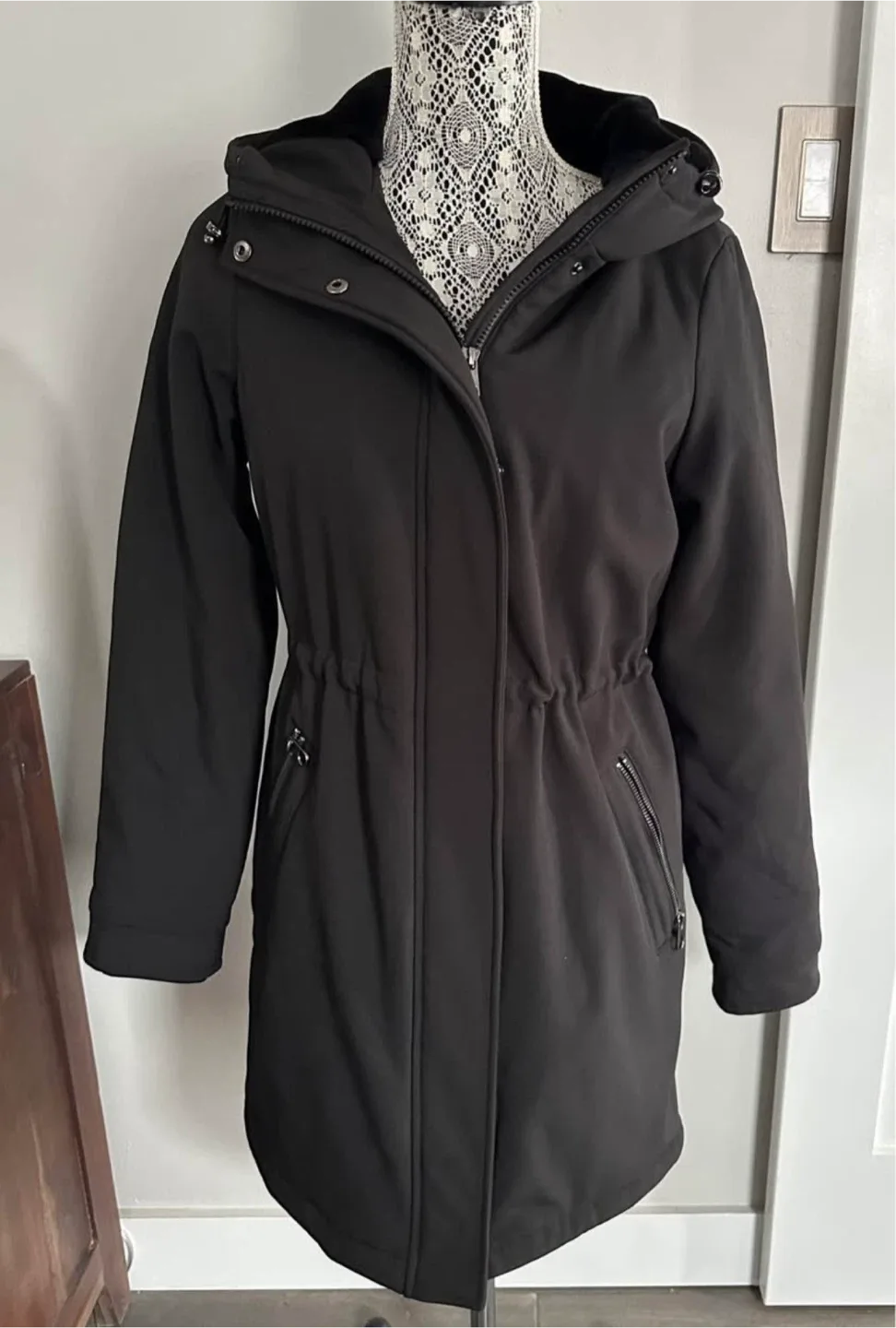 Vero Moda Black Winter Coat - Size S