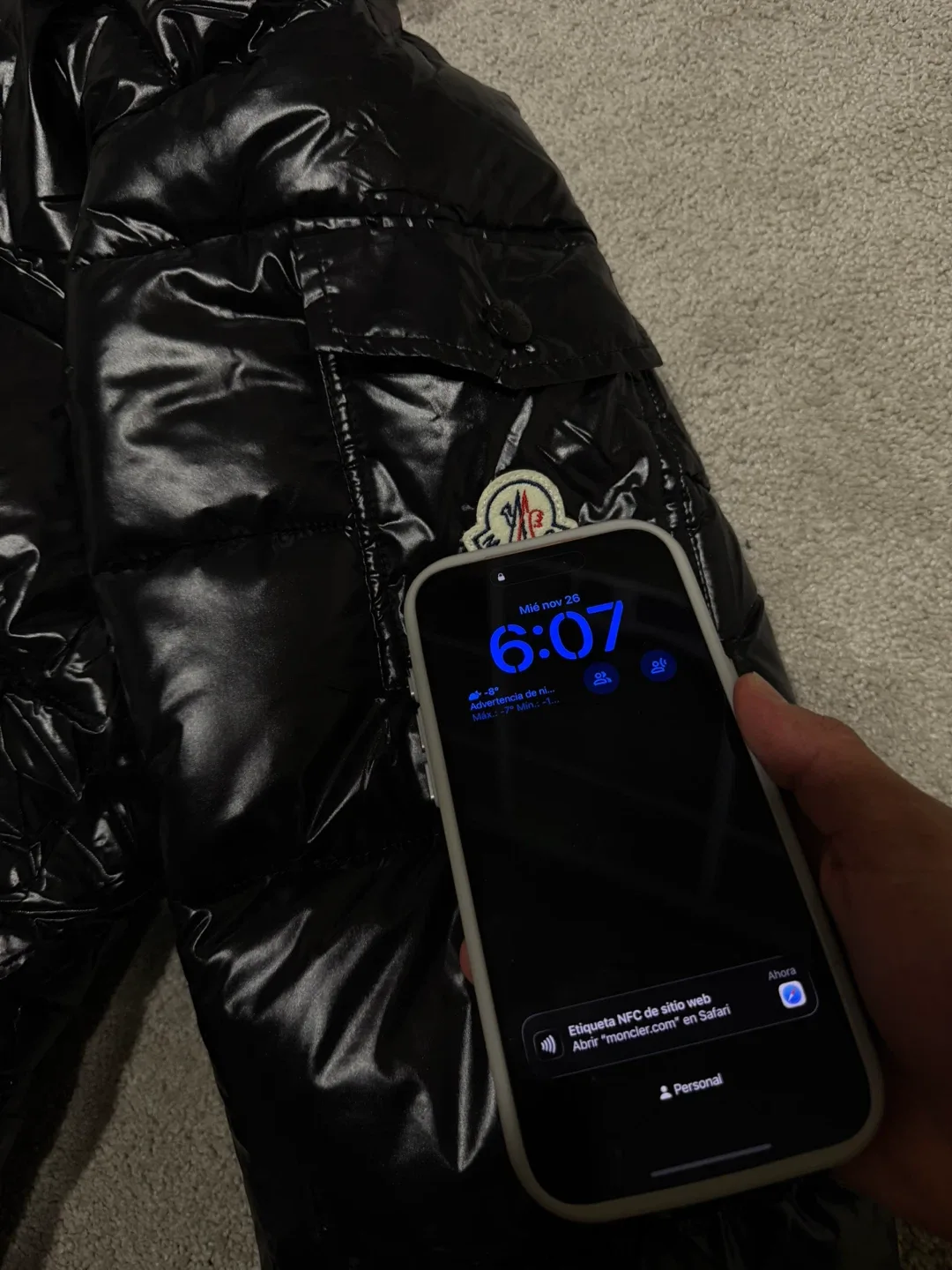 Moncler puffer Jacket - Black image indicator(3)