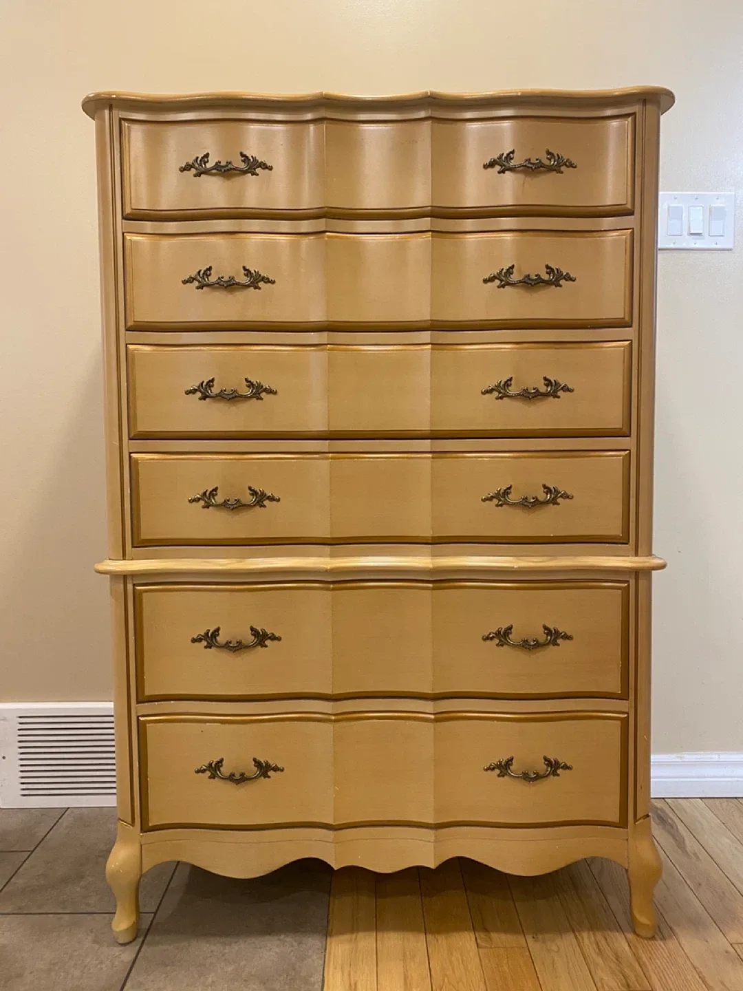 Malcolm Furniture Solid French Provincial Dresser (CAN DELIVER)