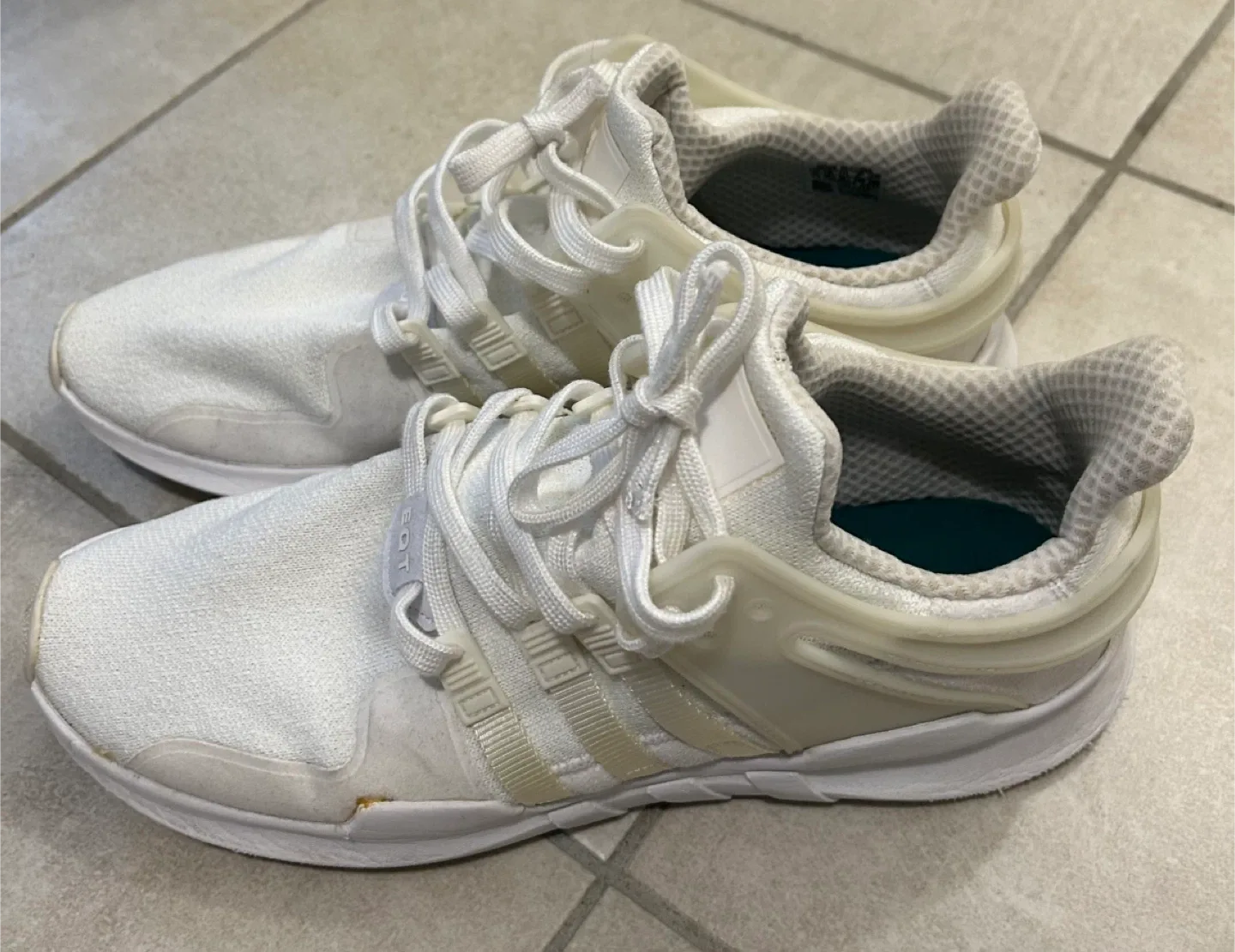 Adidas Equipment White Sneakers - Size 11