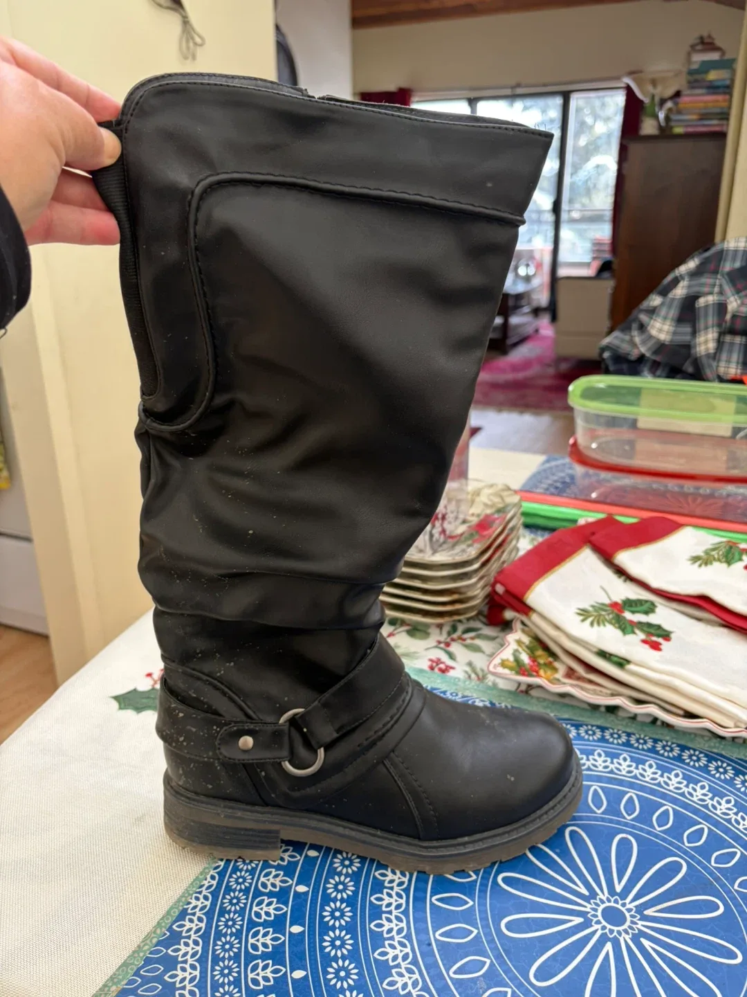 Wanderlust Fiona Wide Calf Boots - Size 9