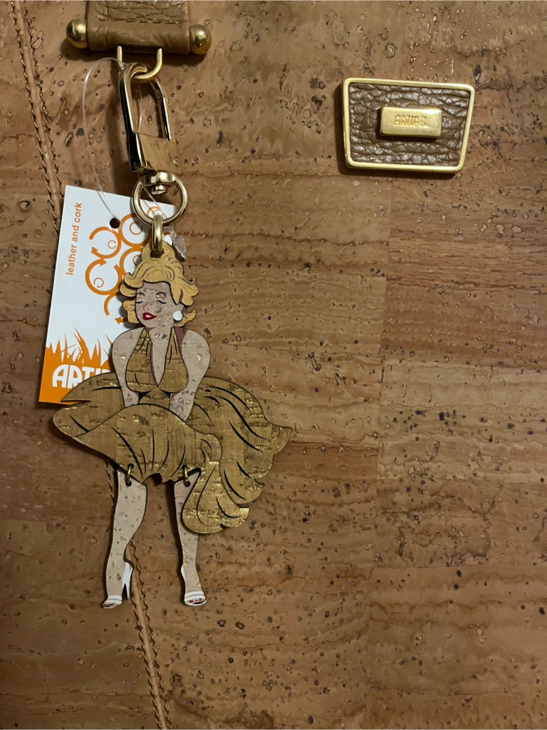 Marilyn Monroe Cork Tote Bag - photo 2