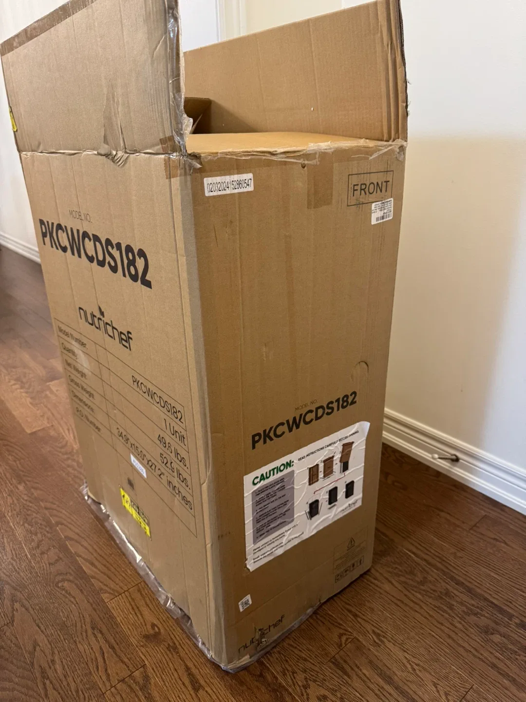 NutriChef 18-Bottle Wine Chiller - Like New! image indicator(10)