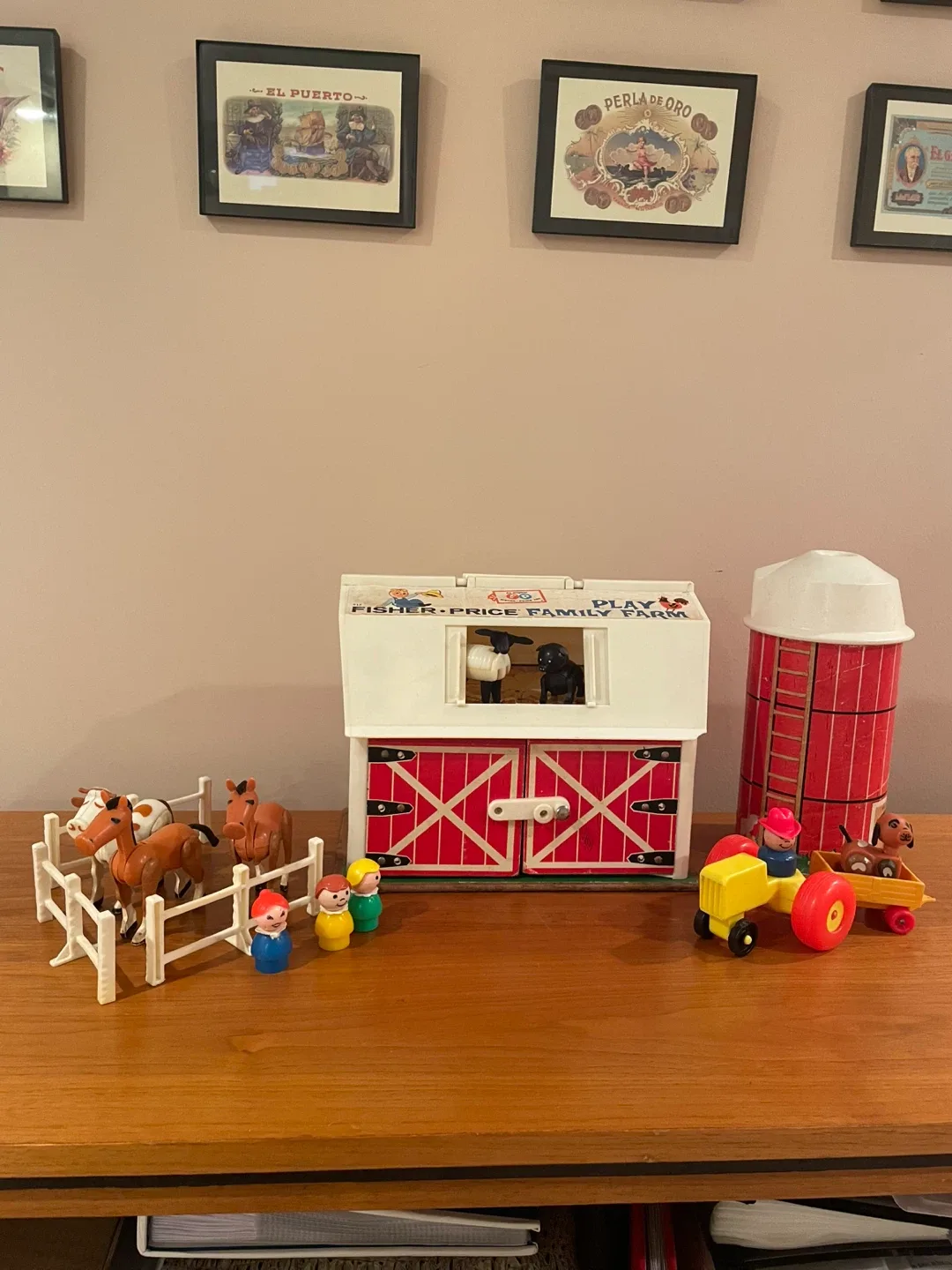 1967 Fisher-Price Play Family Farm Barn