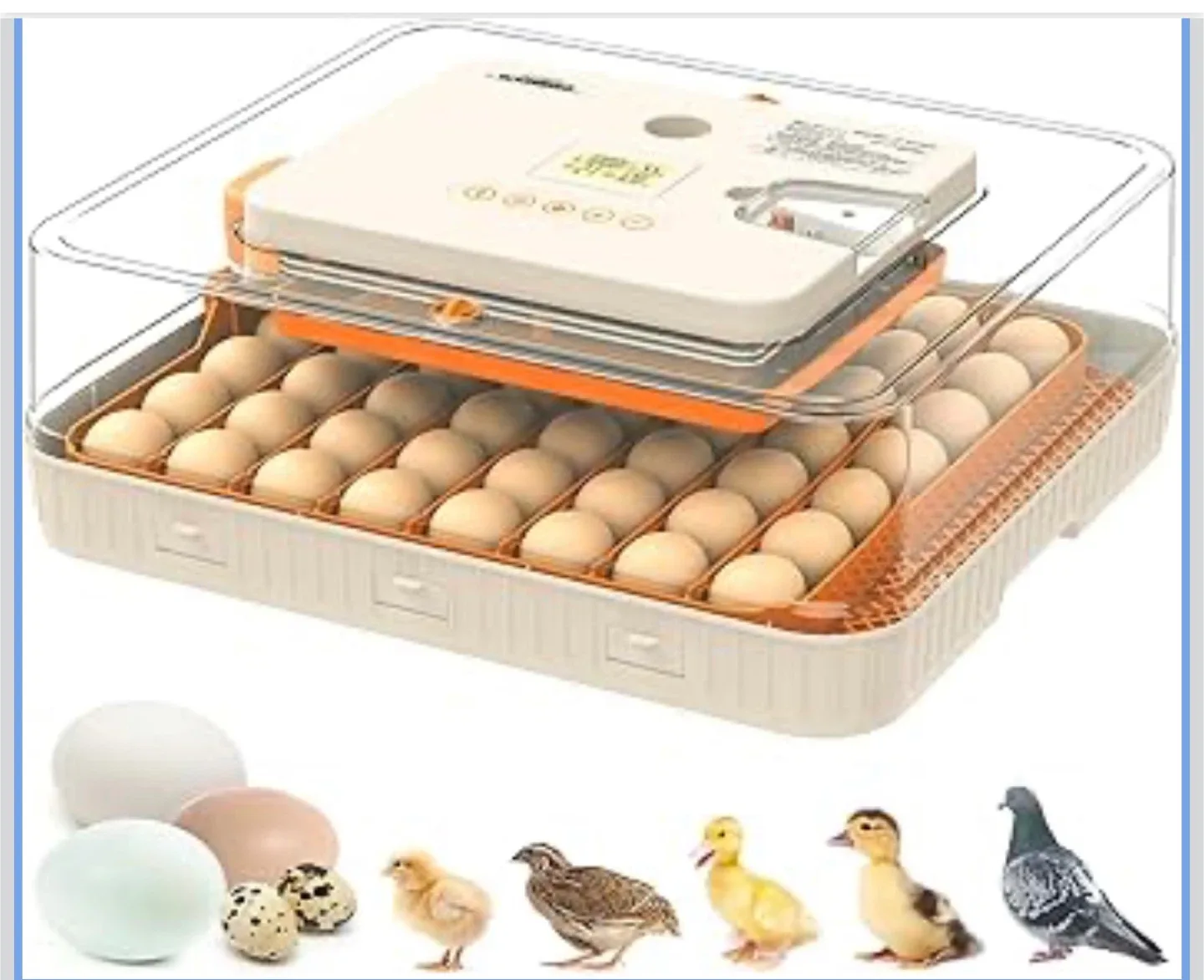 56 Eggs Incubator - Automatic Egg Turner image indicator(2)