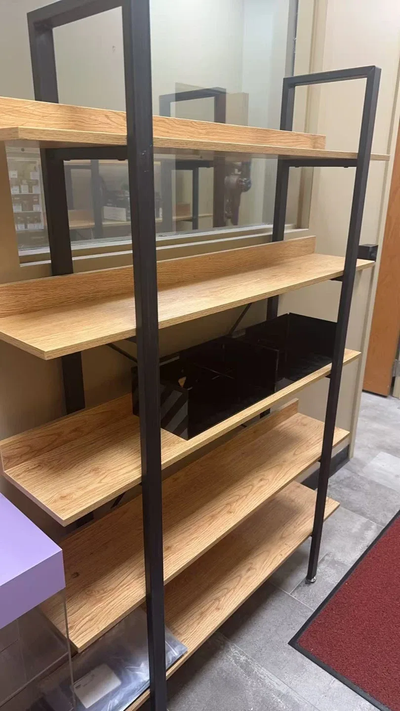 Wood & Steel Shelf - 67" x 47" x 11" image indicator(2)