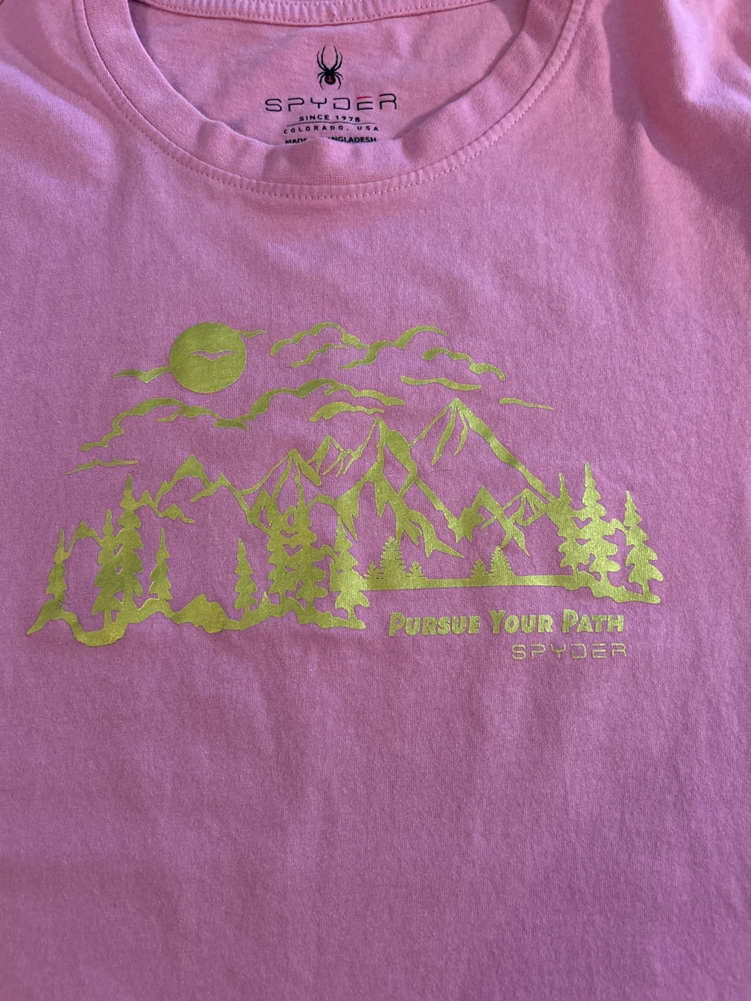 Spyder Pink Graphic Tee - Size M - photo 2