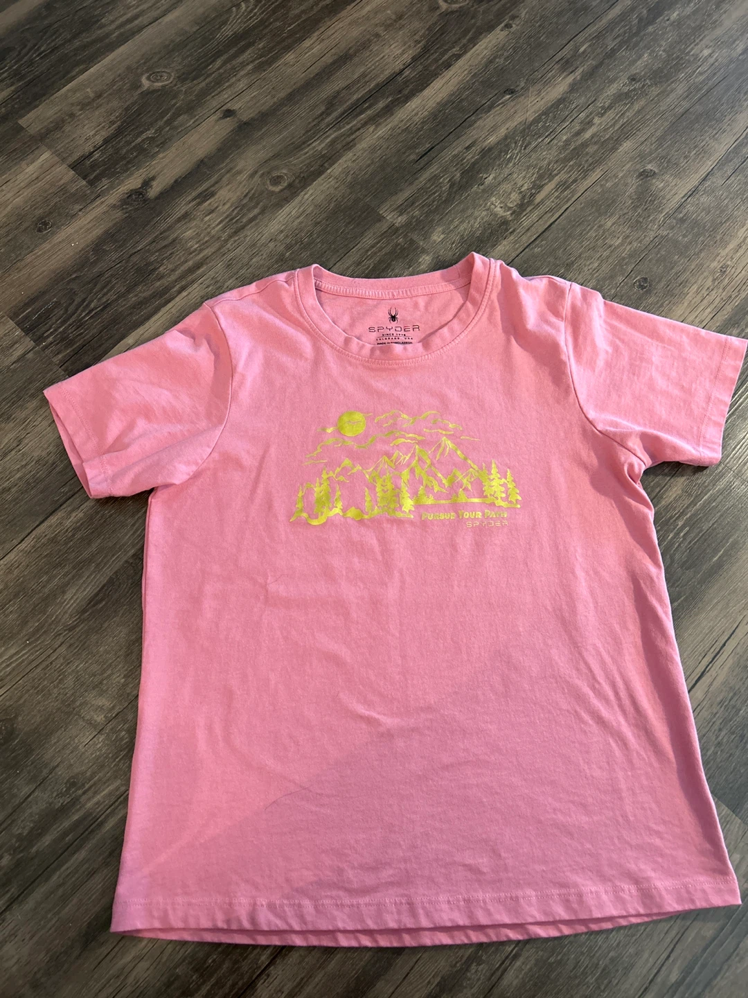 Spyder Pink Graphic Tee - Size M