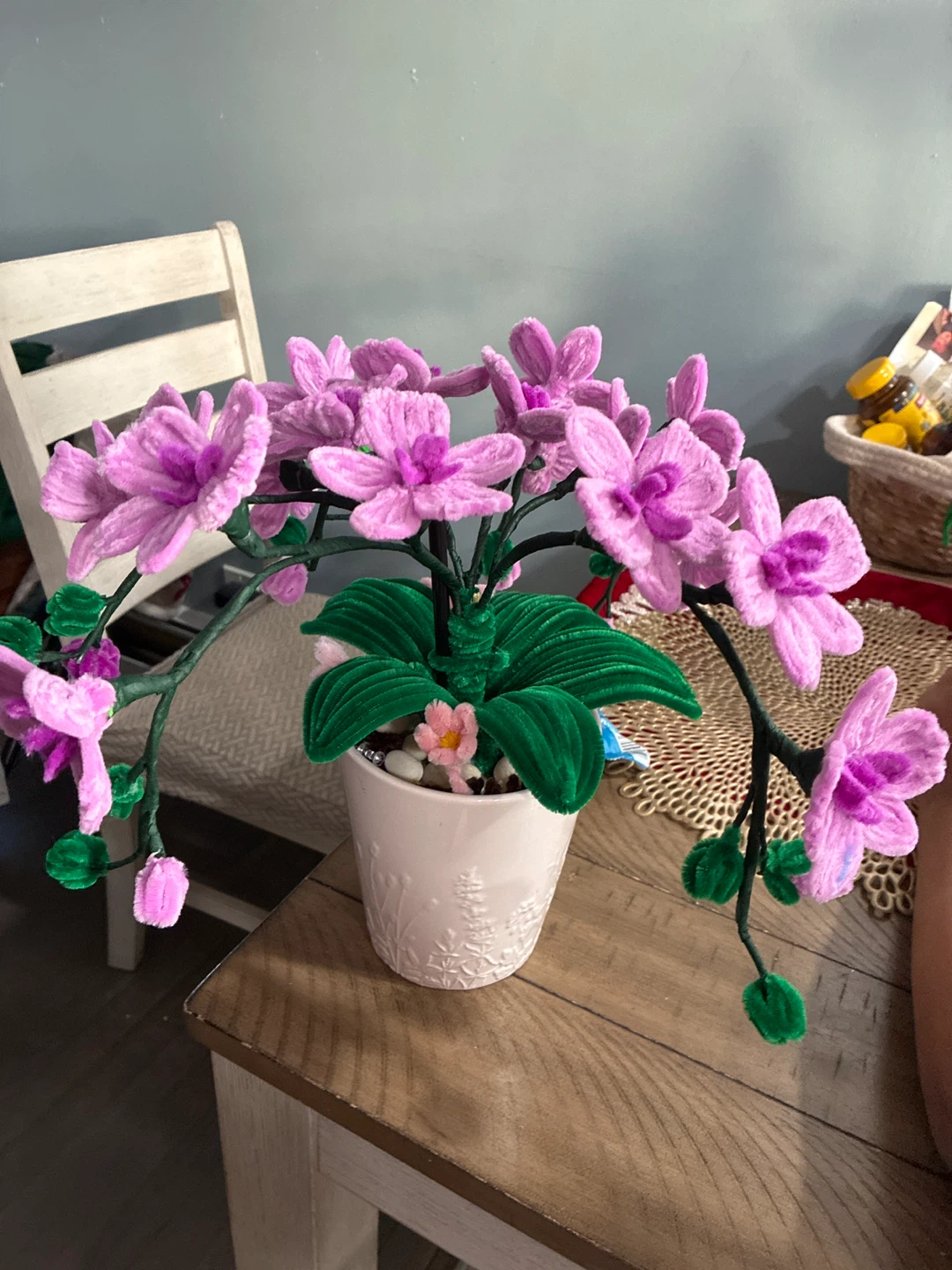 Artificial Potted Orchid