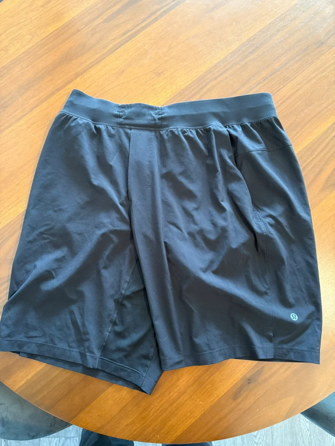Lululemon Men's T.H.E Black Linerless Shorts - Large 9”